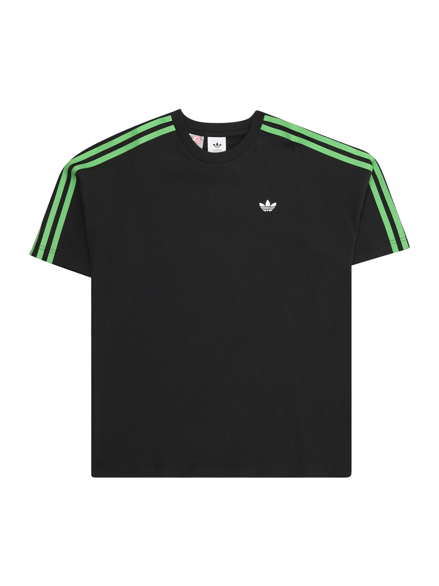 ADIDAS ORIGINALS Póló  azúr / világoszöld / fekete / fehér akciós termékkép 1