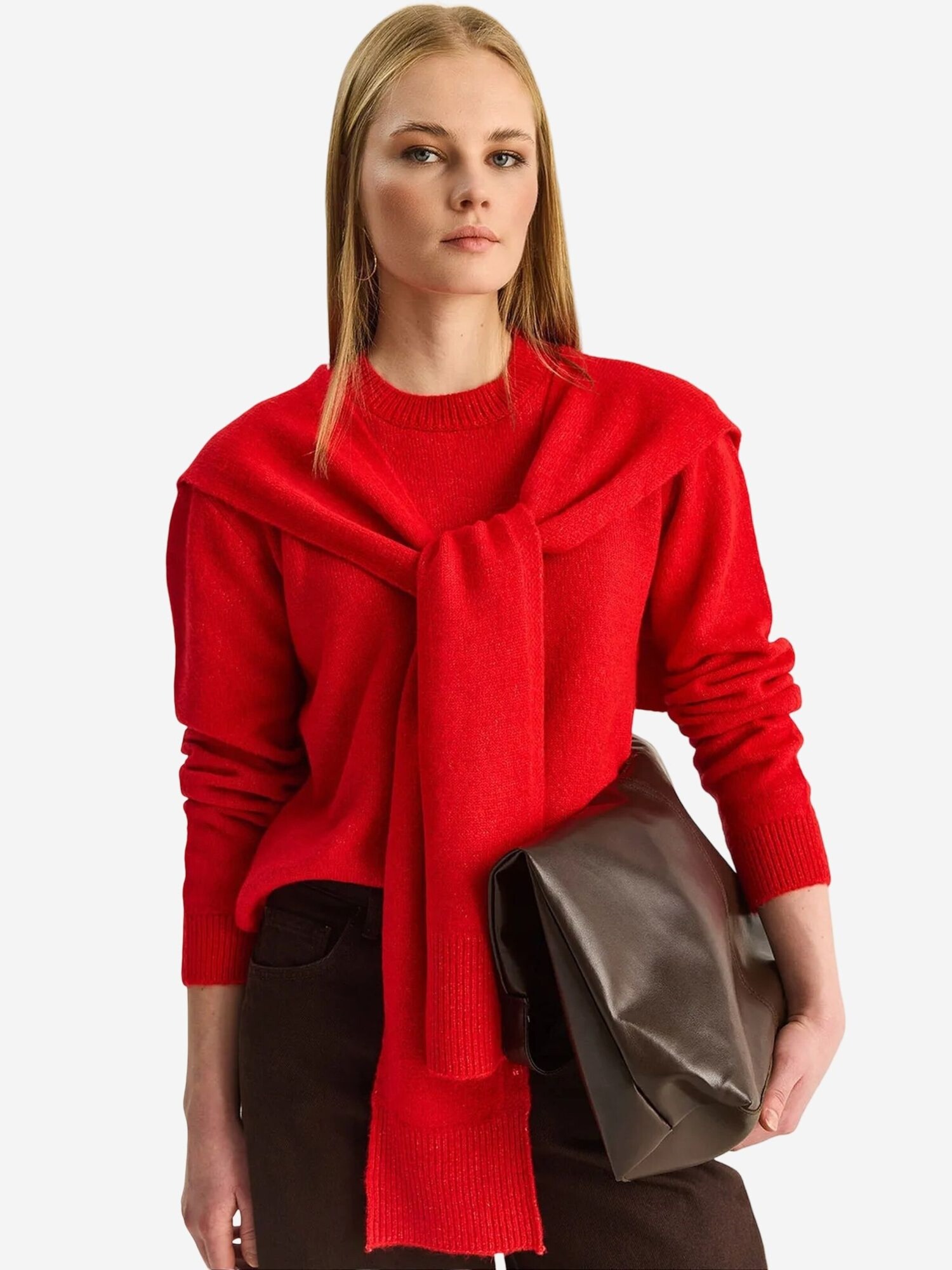 Bianco Lucci Pulover 'Pullover' crvena