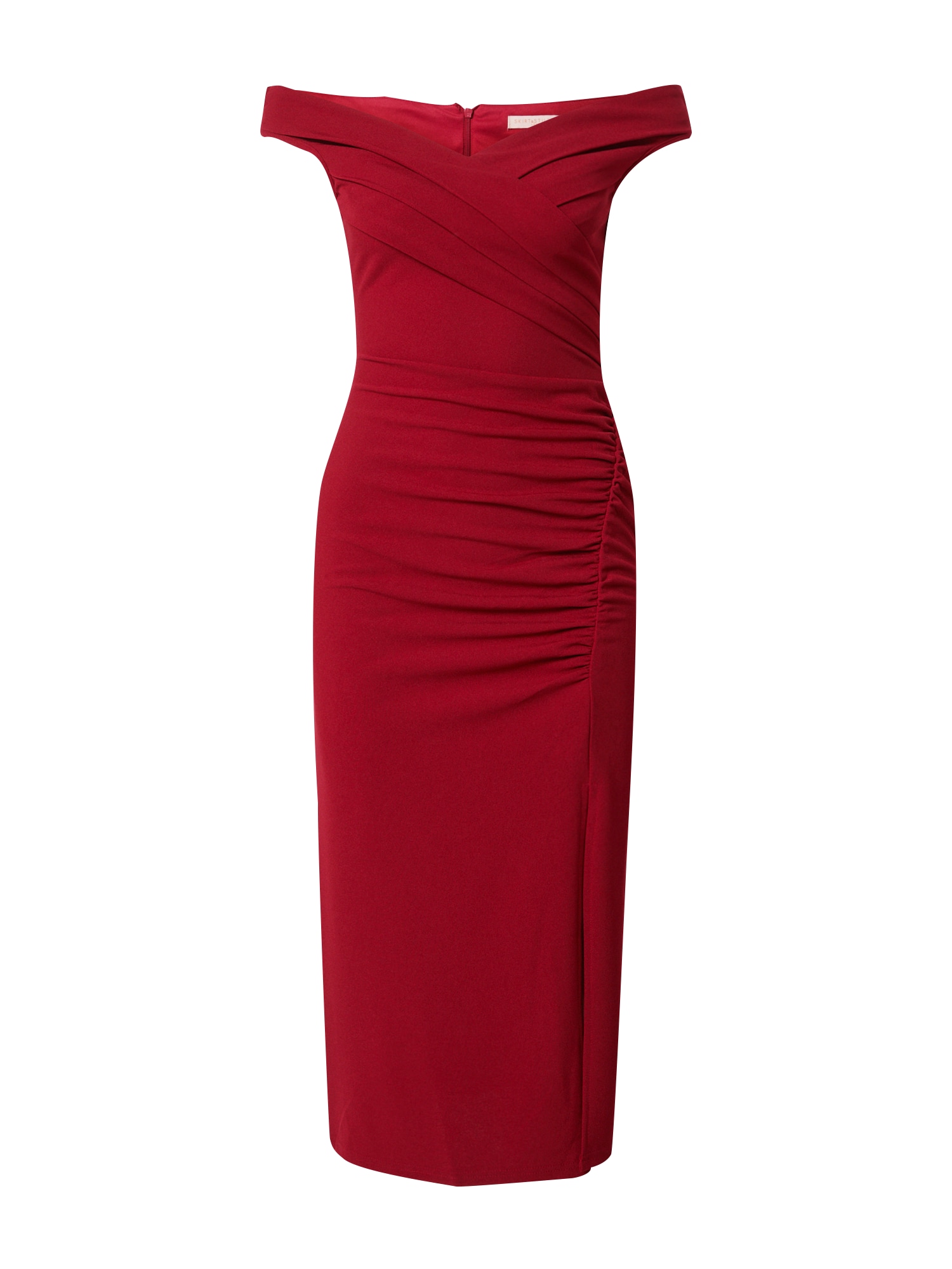 Skirt & Stiletto Vakarinė suknelė vyno raudona spalva
