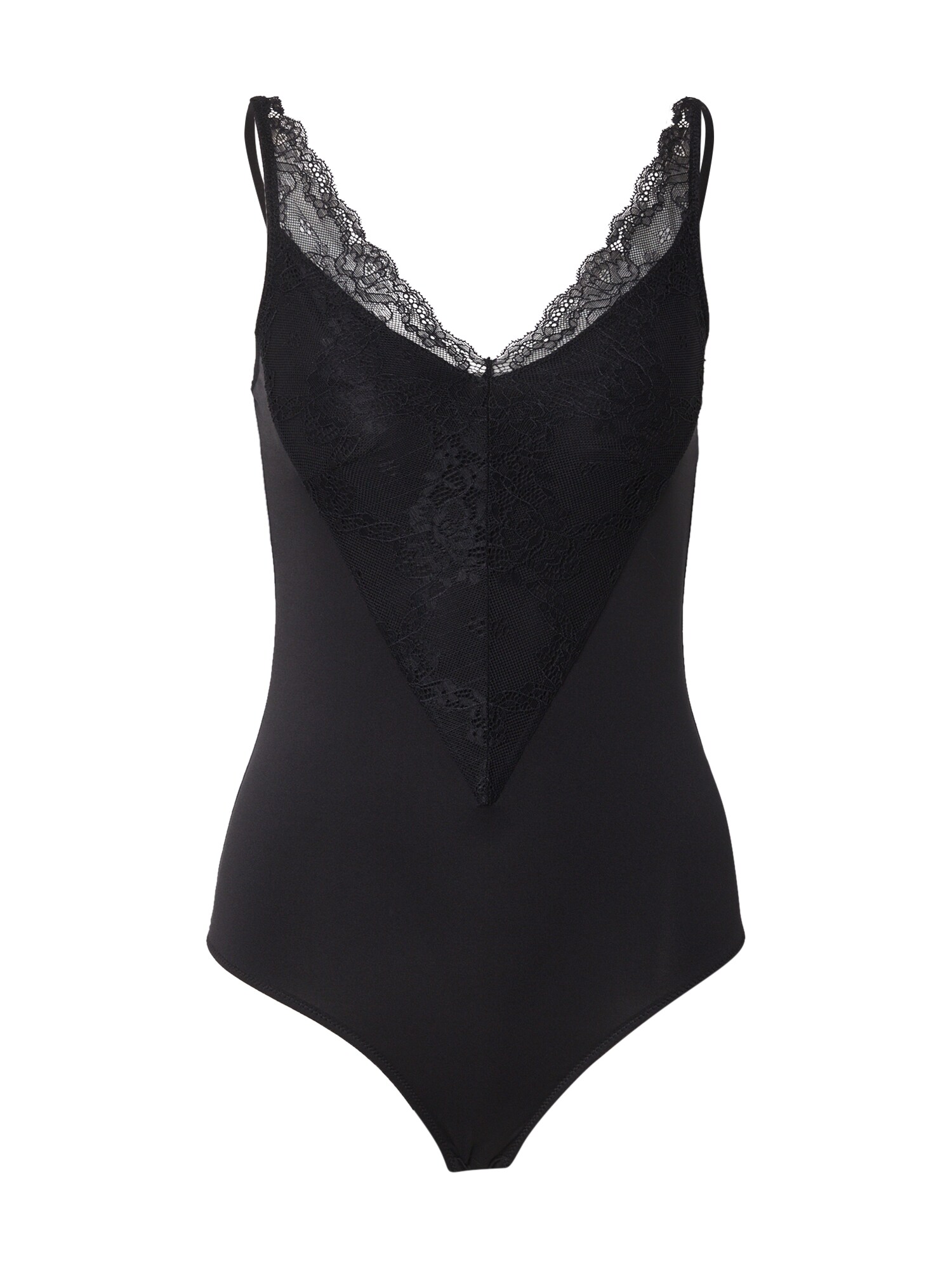 PIECES Tricou body  negru