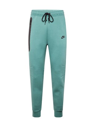 Nike Sportswear Broek ‘Tech Fleece’ Jade groen / Zwart