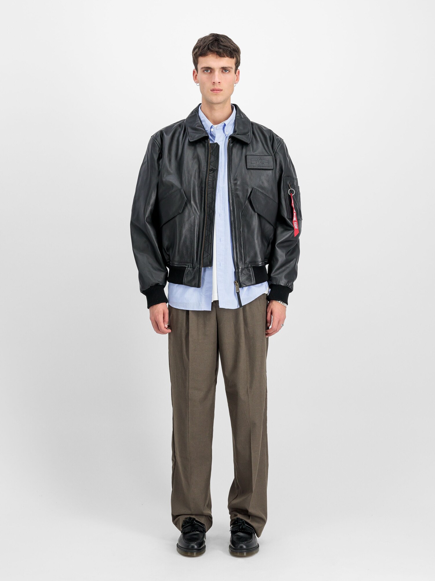 ALPHA INDUSTRIES Chaqueta de entretiempo 'CWU-45/P Heritage'  negro – imagen 4