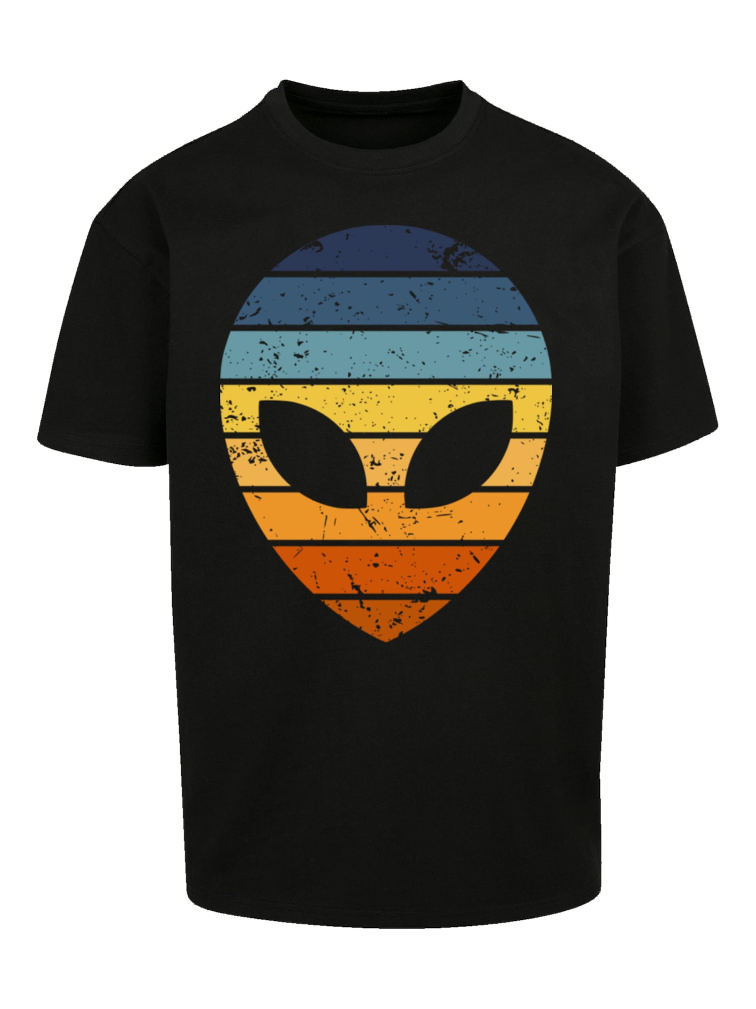 Thumbnail - F4NT4STIC T-Shirt Alien Sonnenuntergang Retro