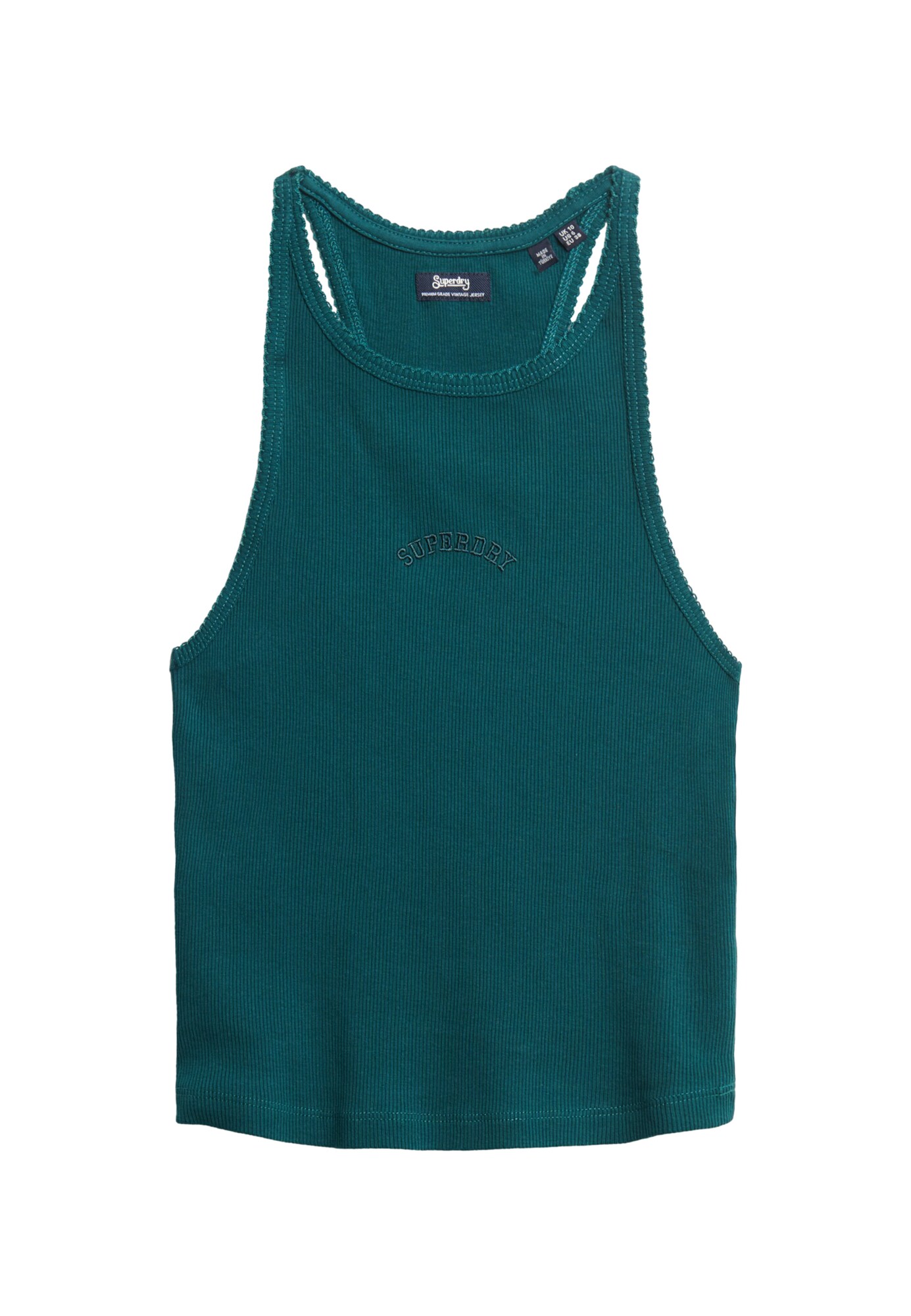 Superdry & Co Top 'Essential Racer' Groen
