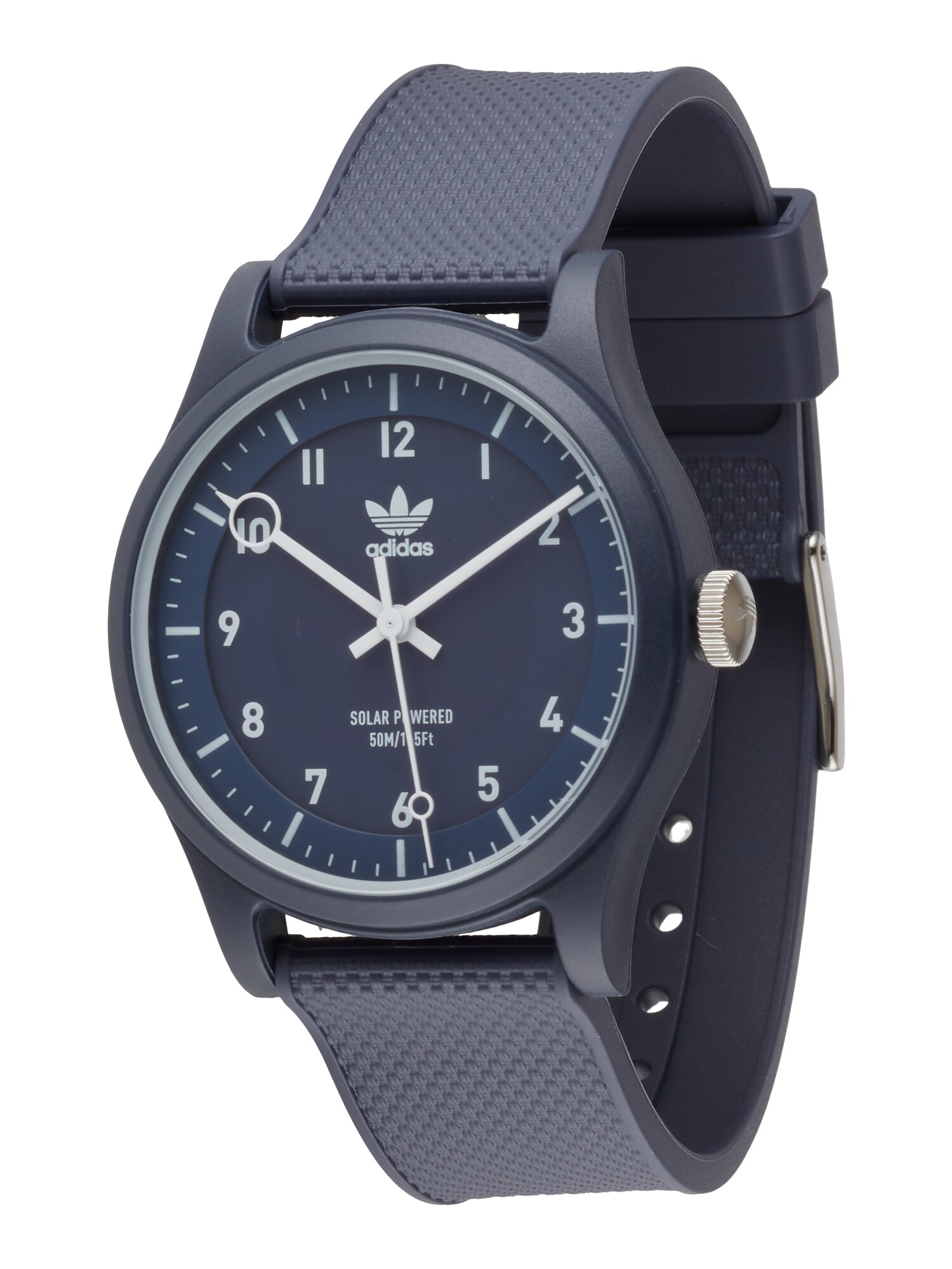 ADIDAS ORIGINALS Analoginis (įprasto dizaino) laikrodis balta / tamsiai mėlyna