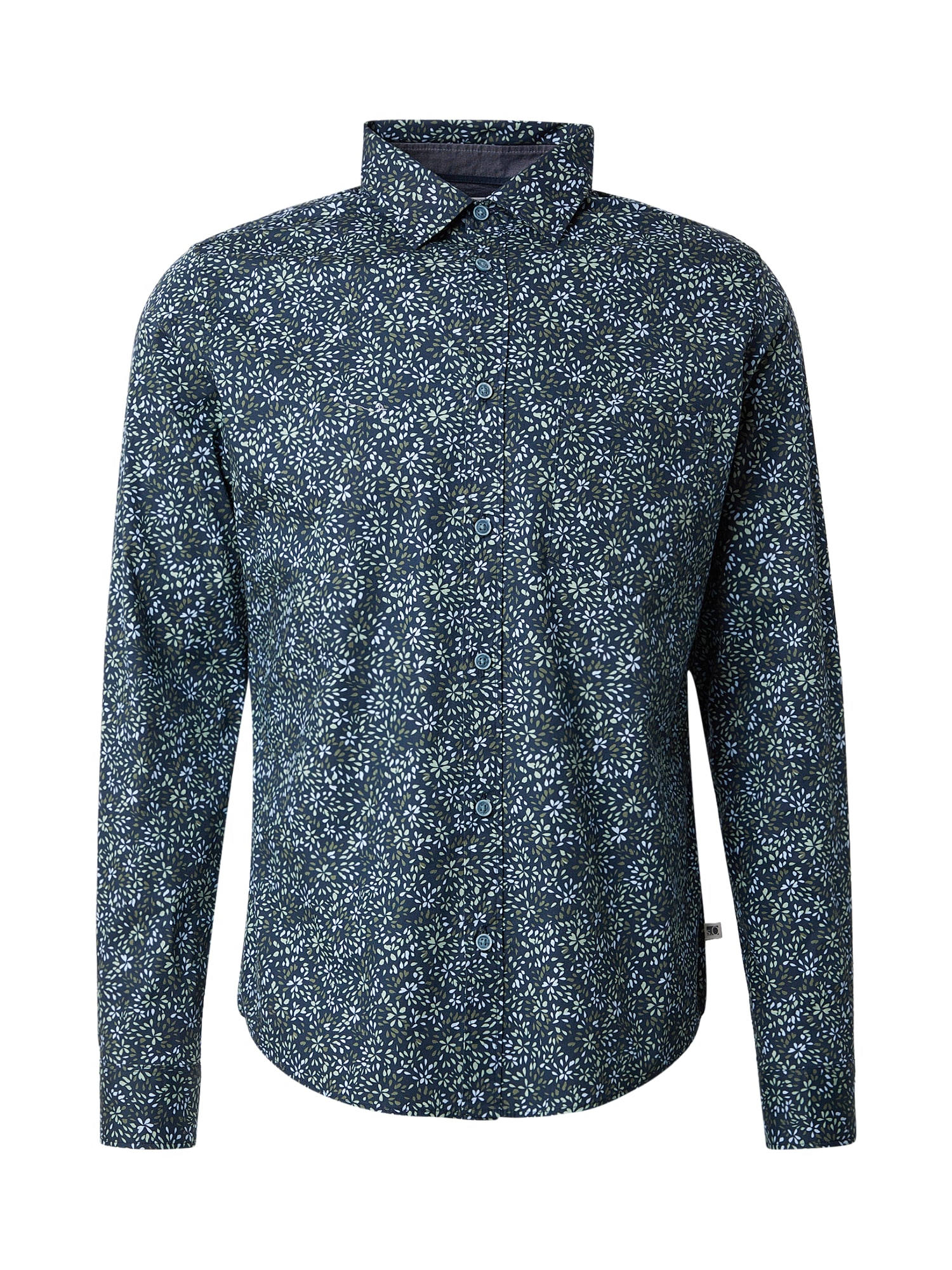 s.Oliver Cămașă  bleumarin / oliv / verde mentă