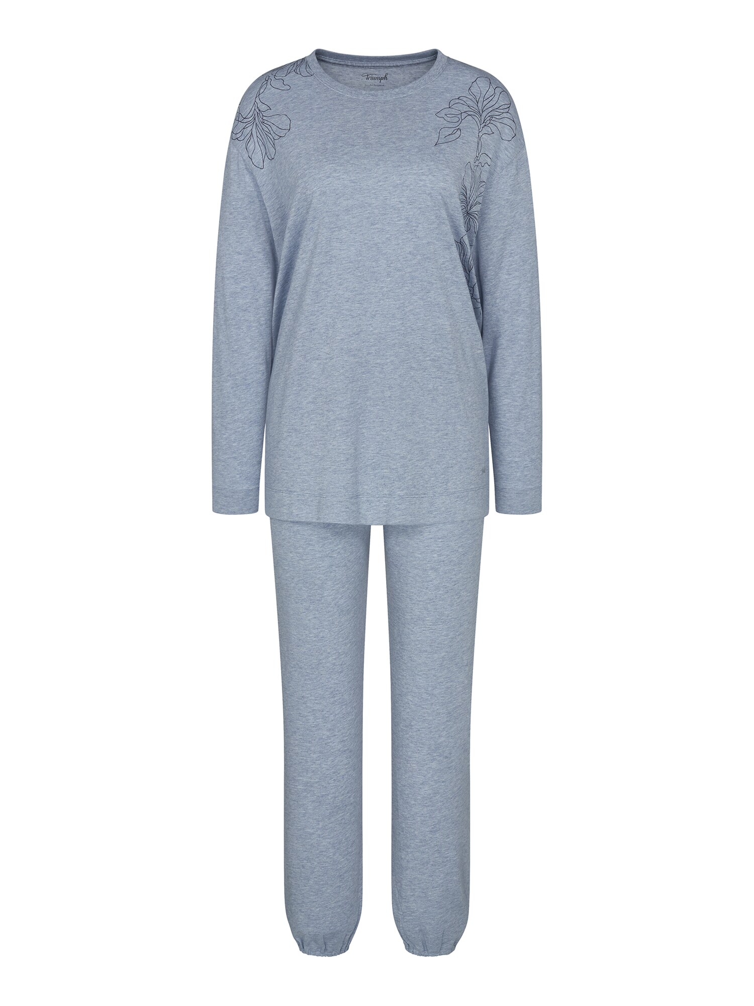 TRIUMPH Pijama  azul paloma