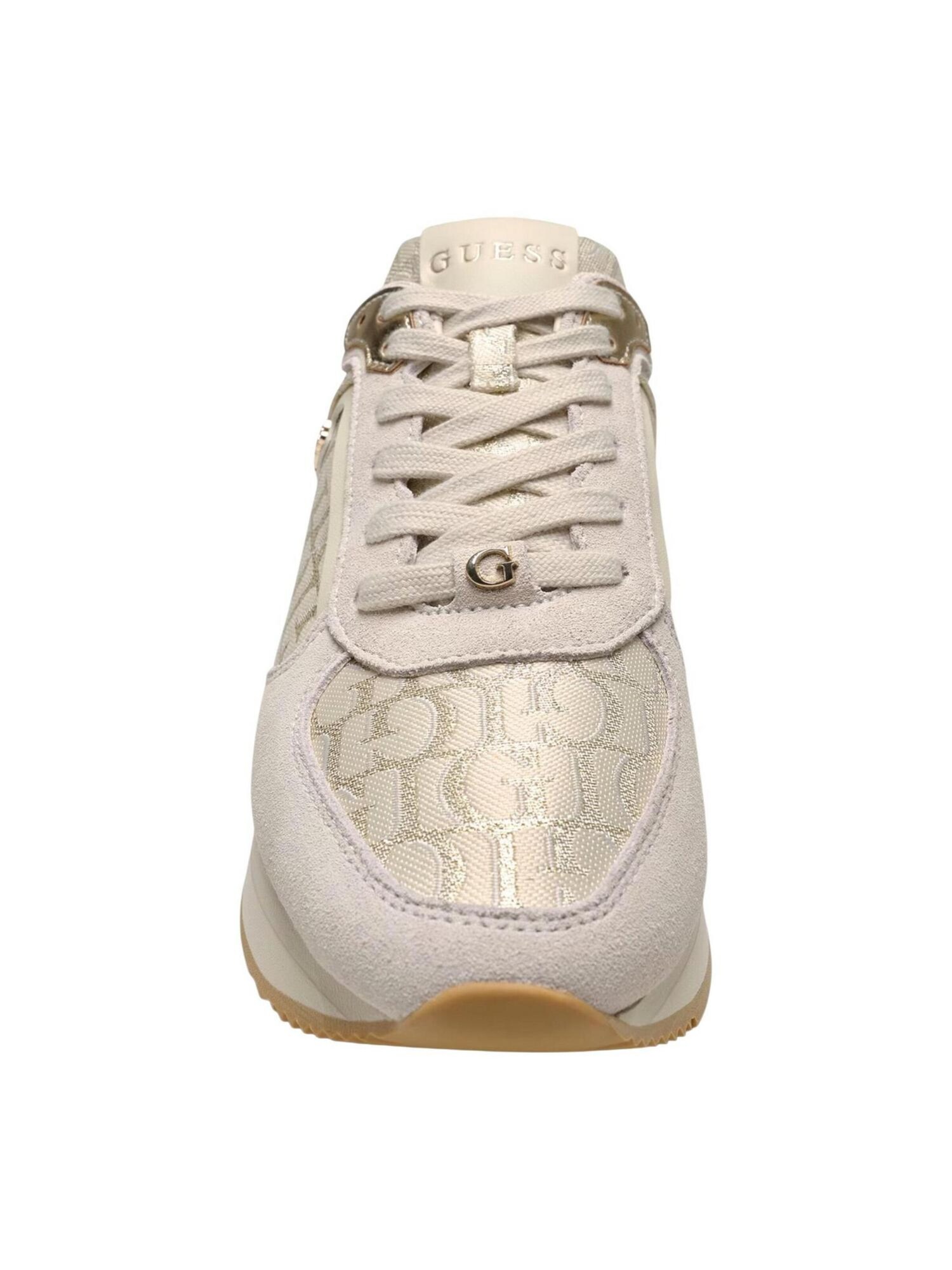 GUESS Zapatillas deportivas bajas 'Energy' crema / piel / chamois – imagen 2