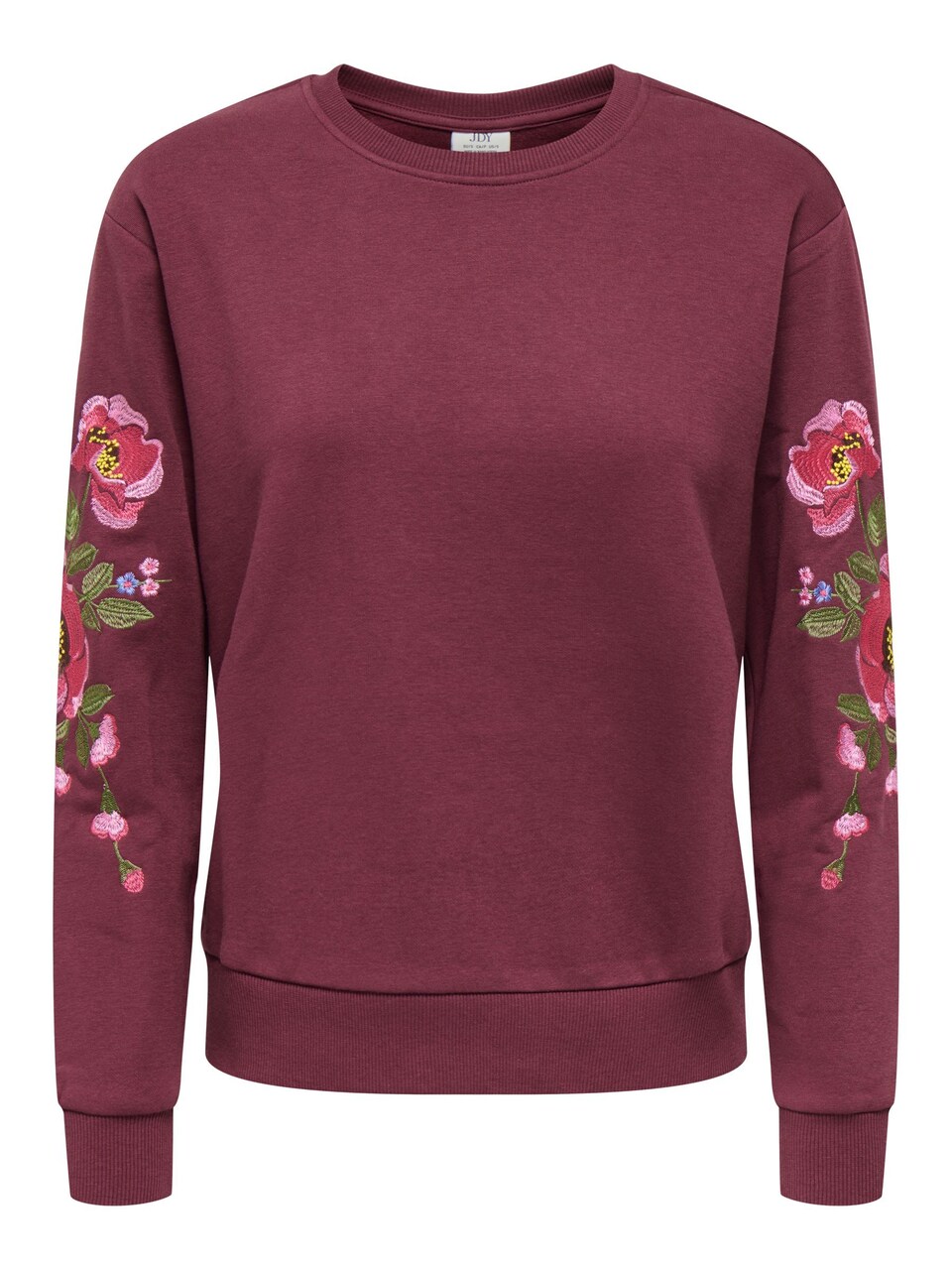 Sweatshirt 'JDYPARIS' grön / ljusrosa