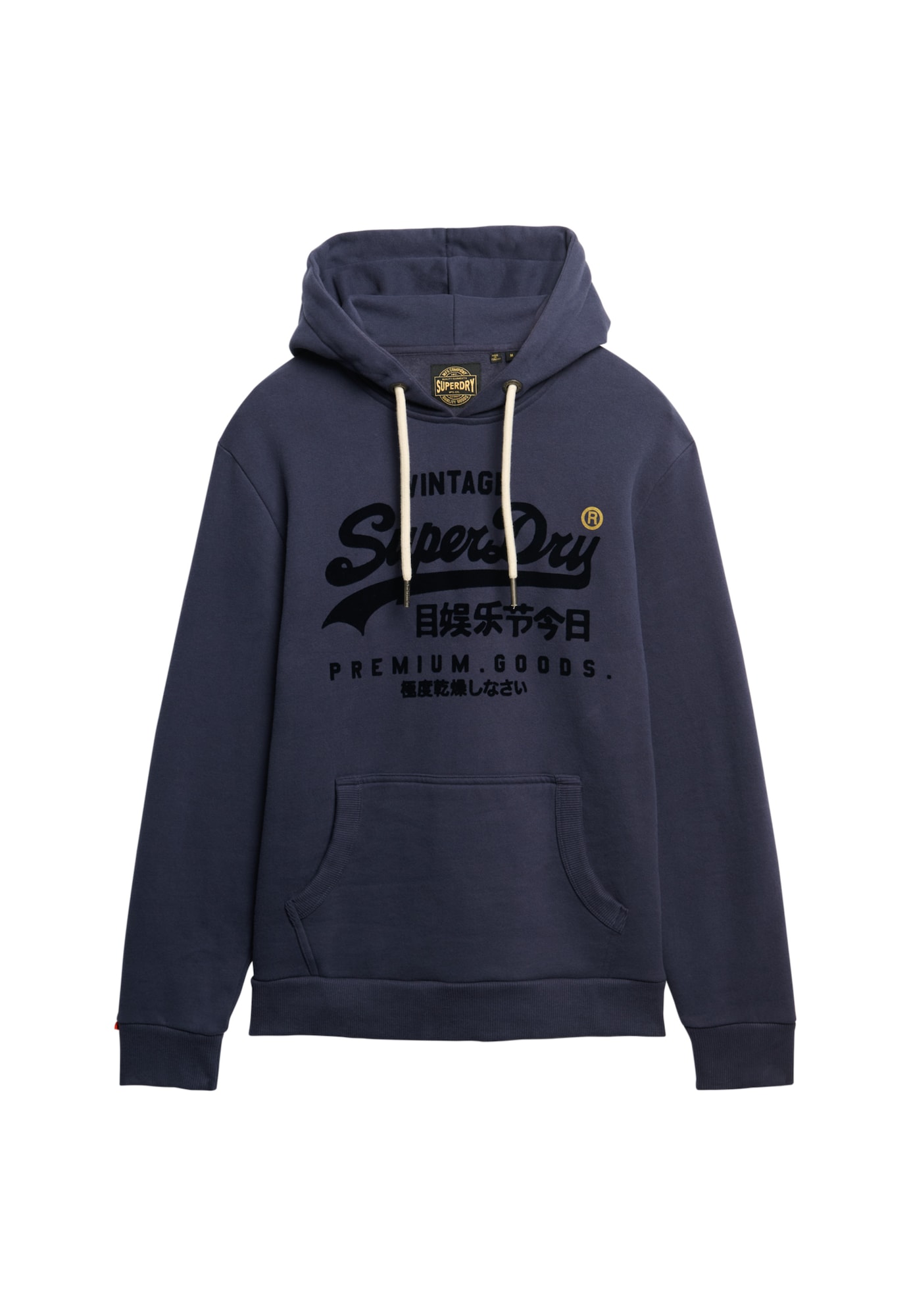 Superdry Tréning póló  tengerészkék / fekete akciós termékkép 1
