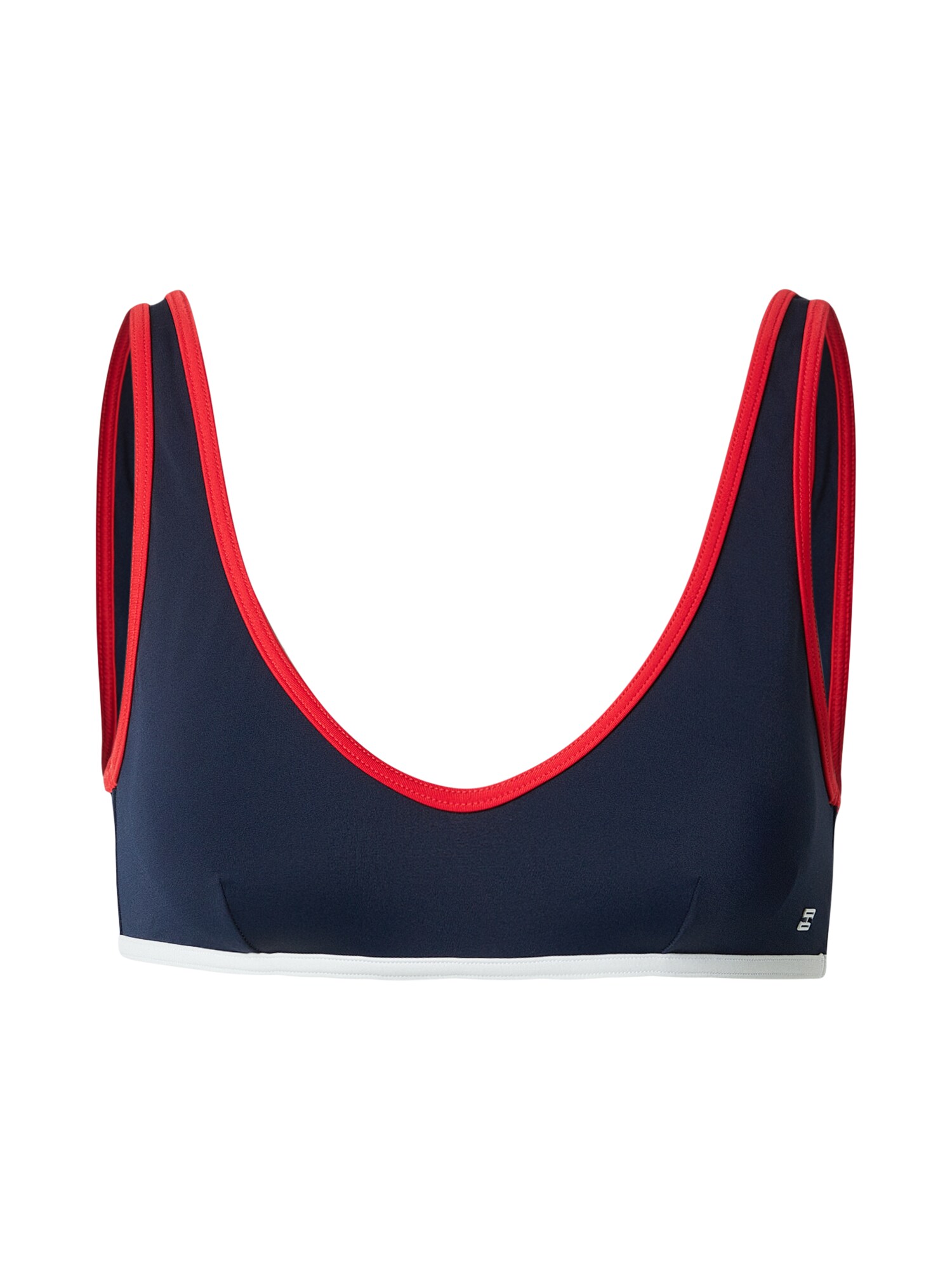 Tommy Hilfiger Underwear Sutien costum de baie  albastru închis / roșu intens / alb