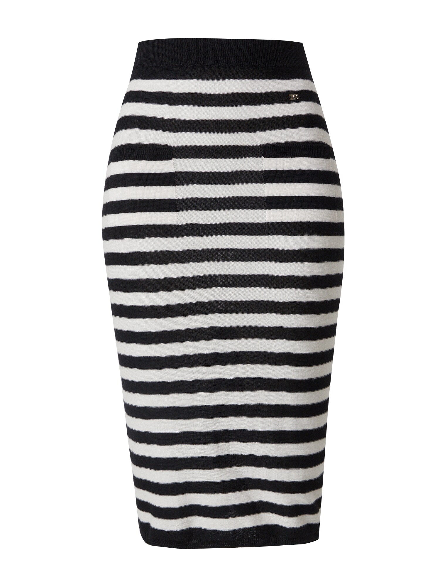 Sonia Rykiel Sijonas 'JUPE' juoda / balta