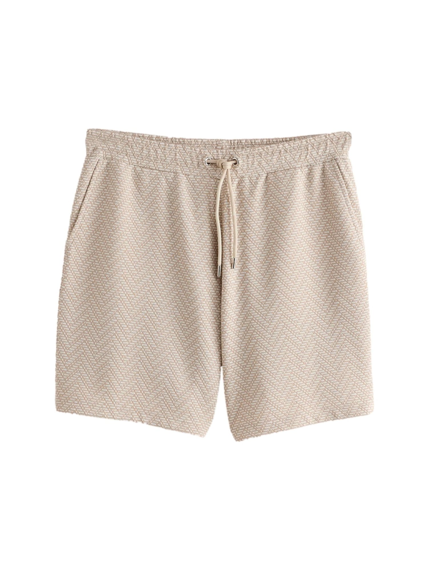 Next Pantaloni  bej / maro cămilă / alb