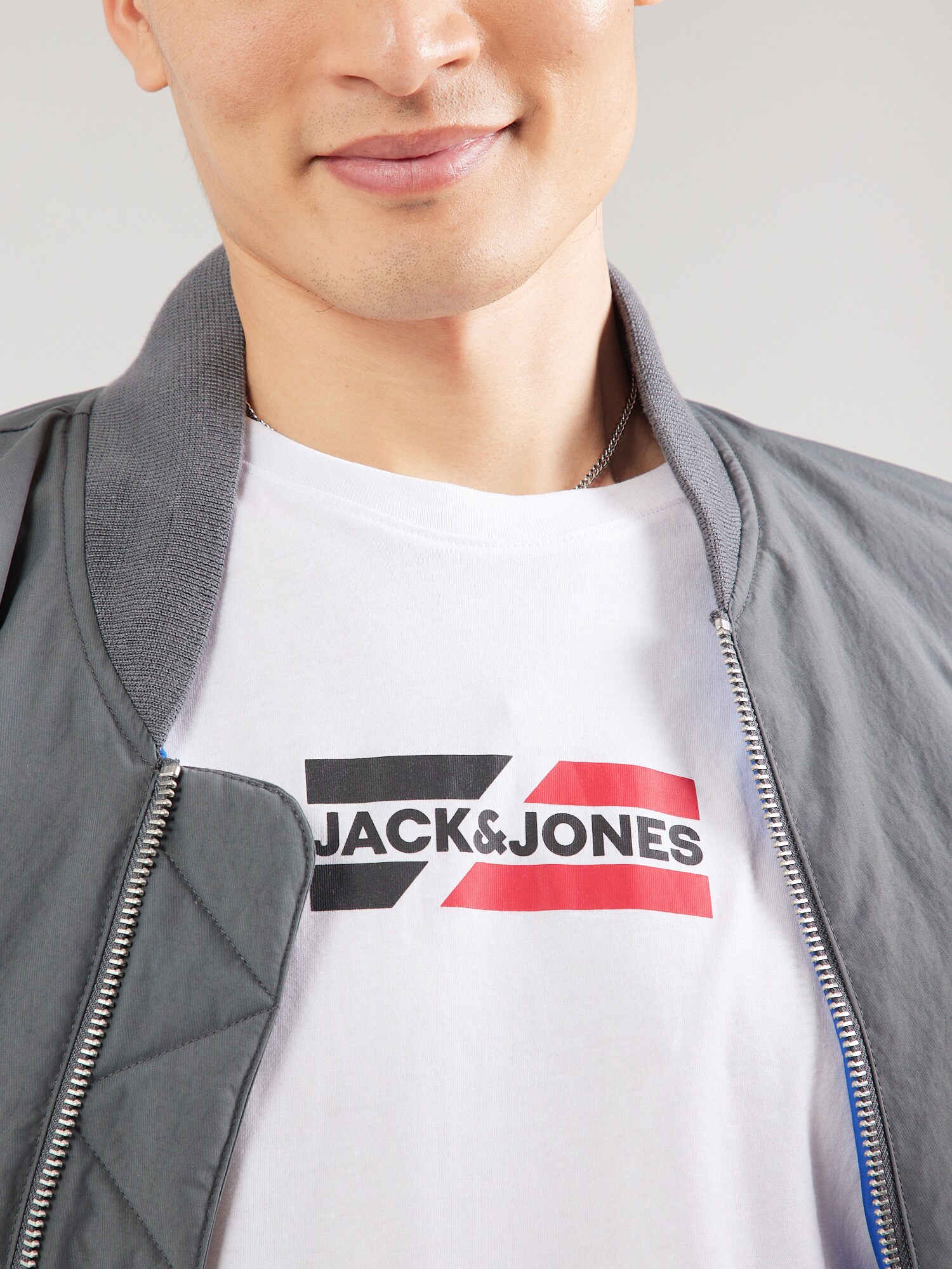 JACK & JONES Tričko námornícka modrá / červená / biela (obrázok 5)