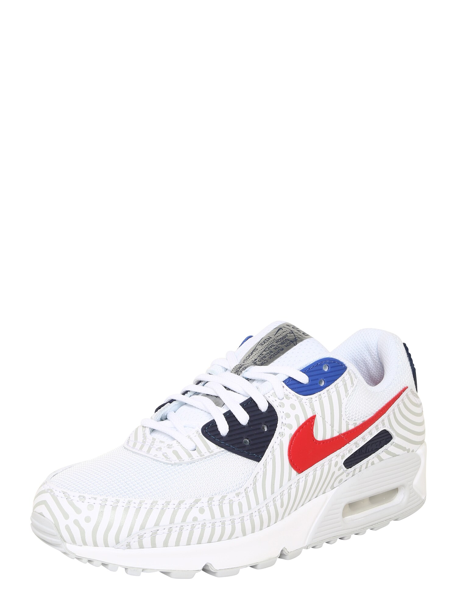 Nike Sportswear Sportbačiai be auliuko  tamsiai mėlyna / balta / raudona / pilka