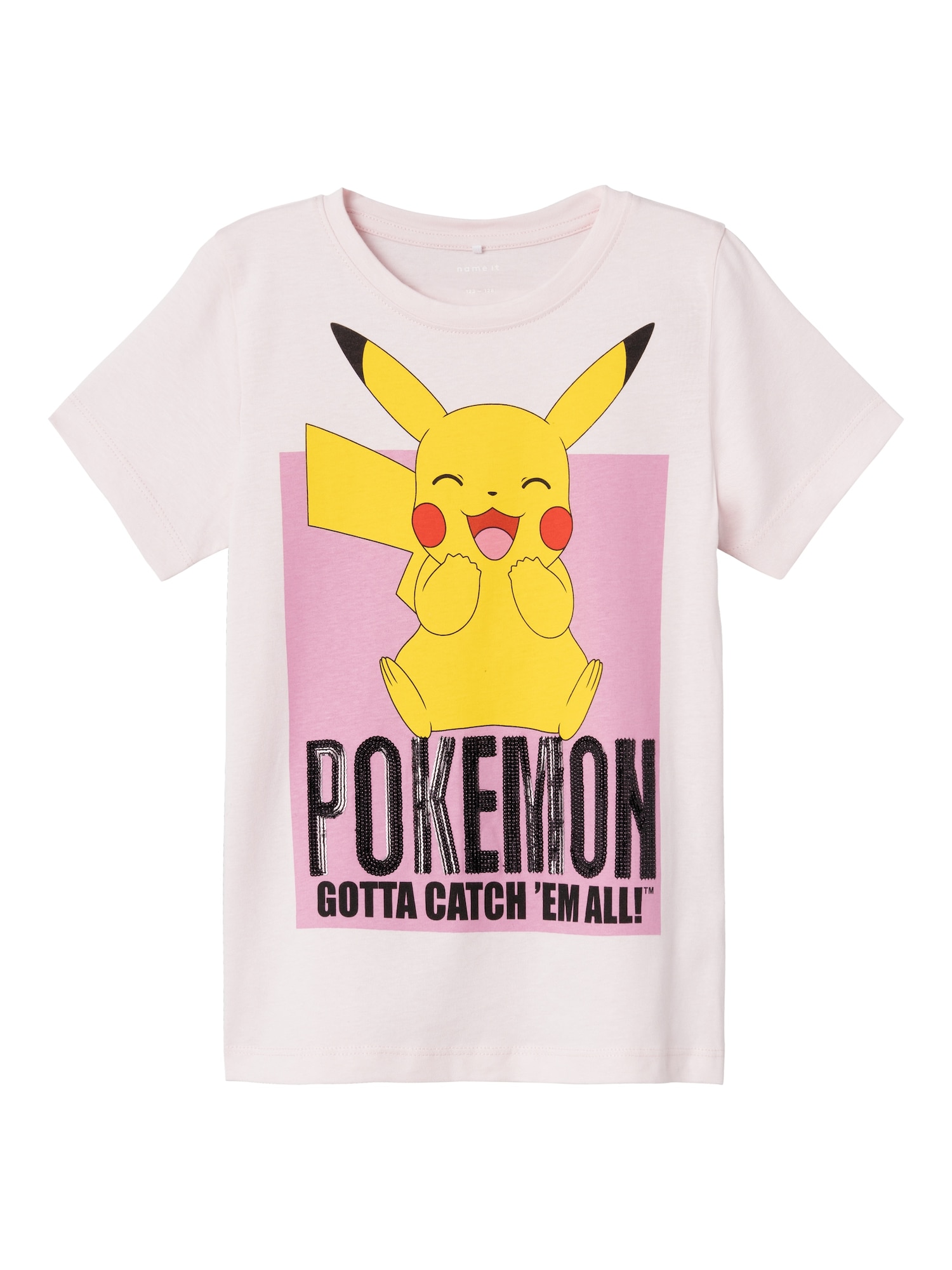 NAME IT Bluser & t-shirts 'NKFJumma Pokemon'  gul / lyserød / lys pink / sort