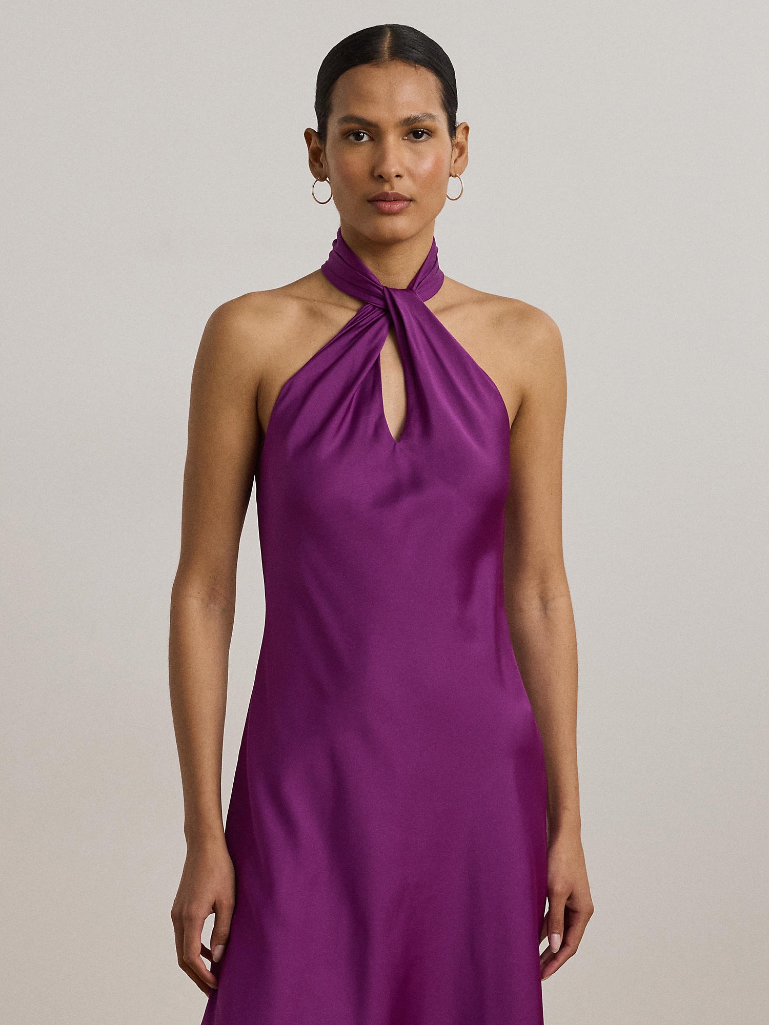 Lauren Ralph Lauren Kokteilové šaty fialová (obrázok 5)