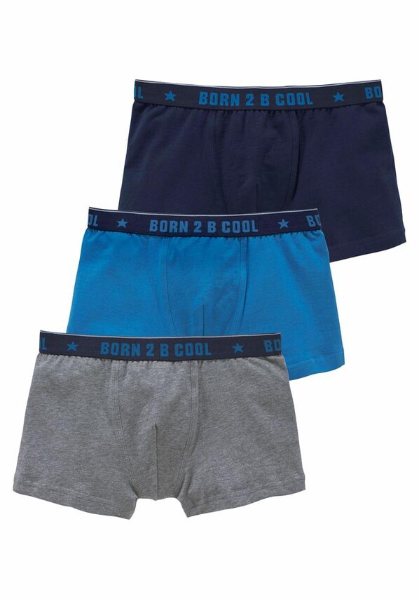 AUTHENTIC UNDERWEAR, Nohavičky, Modrá & Sivá, Obrázok 1 z 4