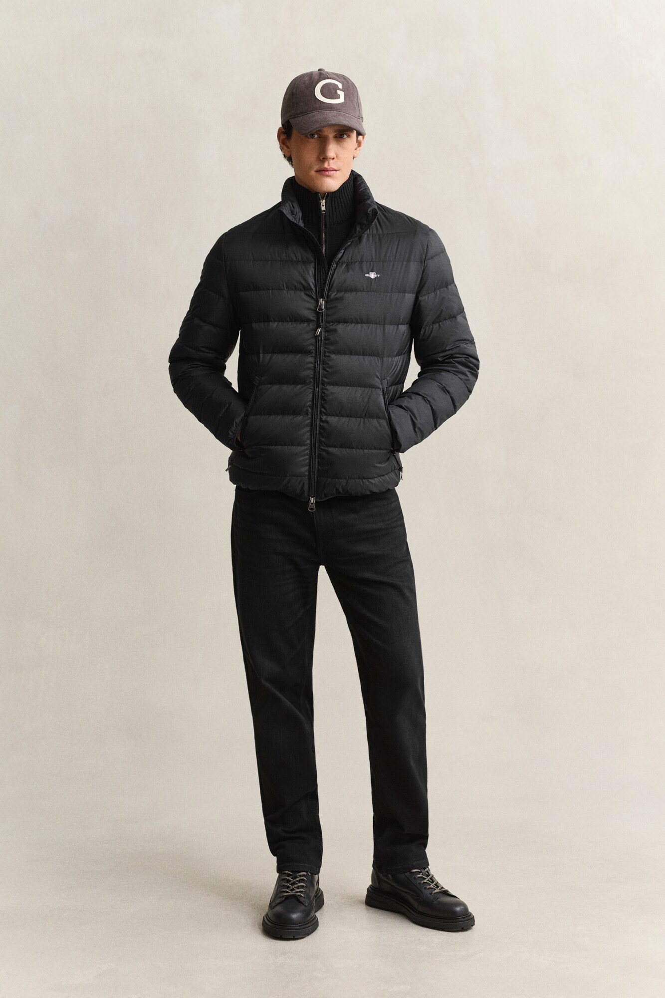GANT Chaqueta de entretiempo  negro – imagen 4