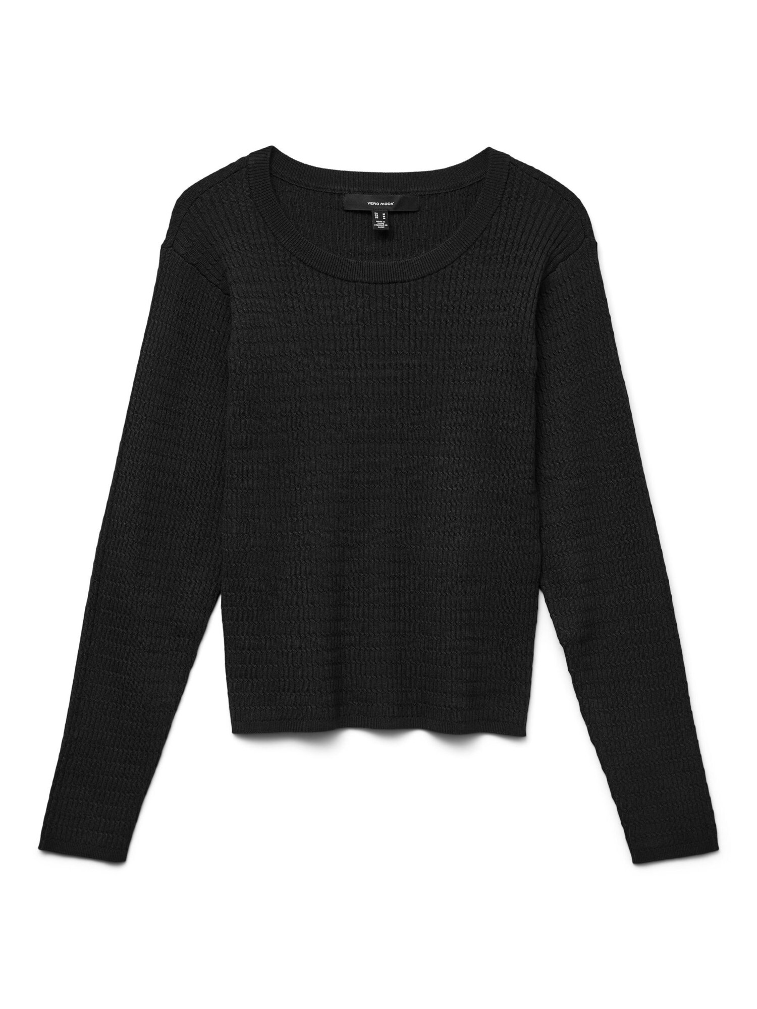 VERO MODA Sveter 'VMSilje' čierna