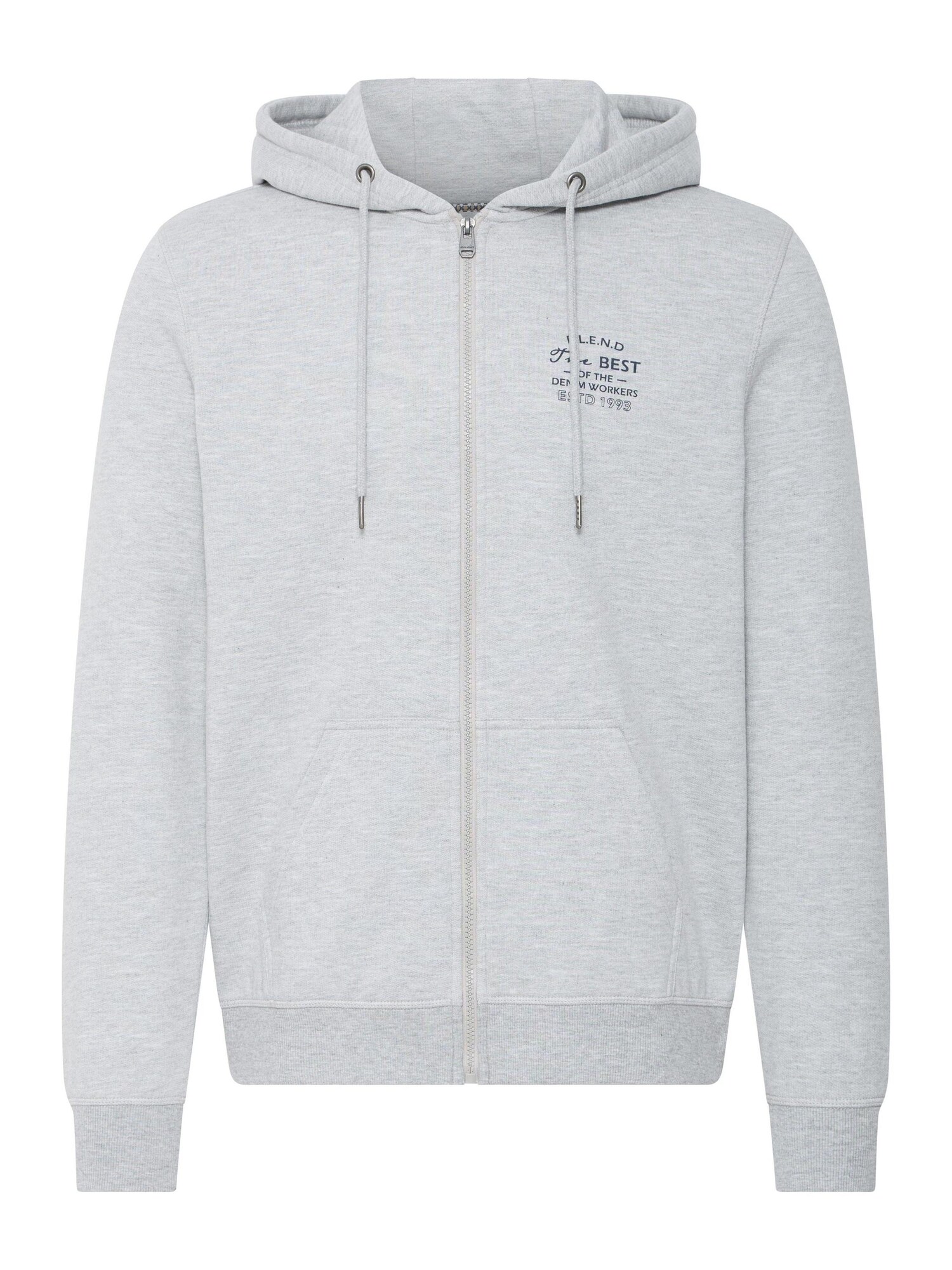 BLEND Sudadera con cremallera ' BHBest '  gris