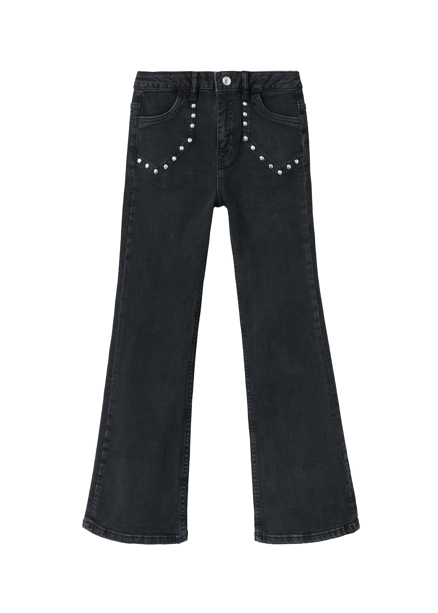 MANGO KIDS Jeans negru denim