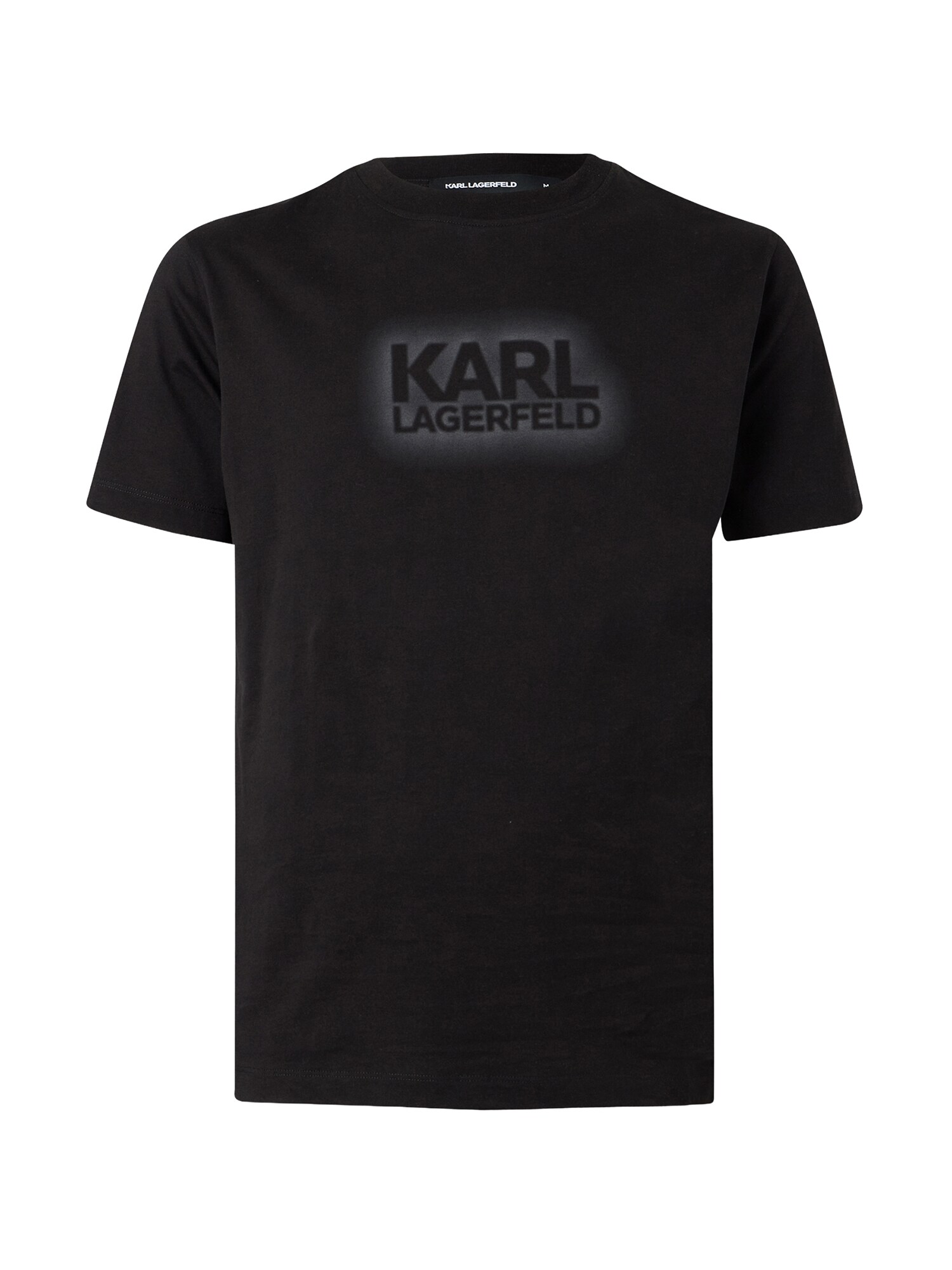 Karl Lagerfeld Tricou  negru / alb