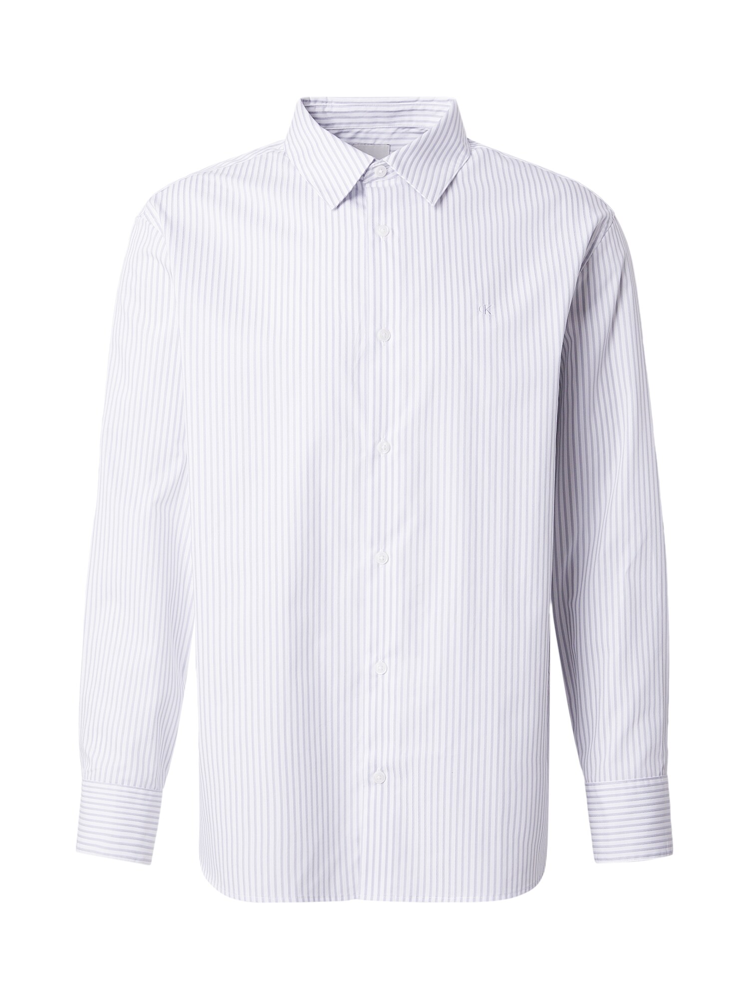 Calvin Klein Jeans Srajca  siva / bela