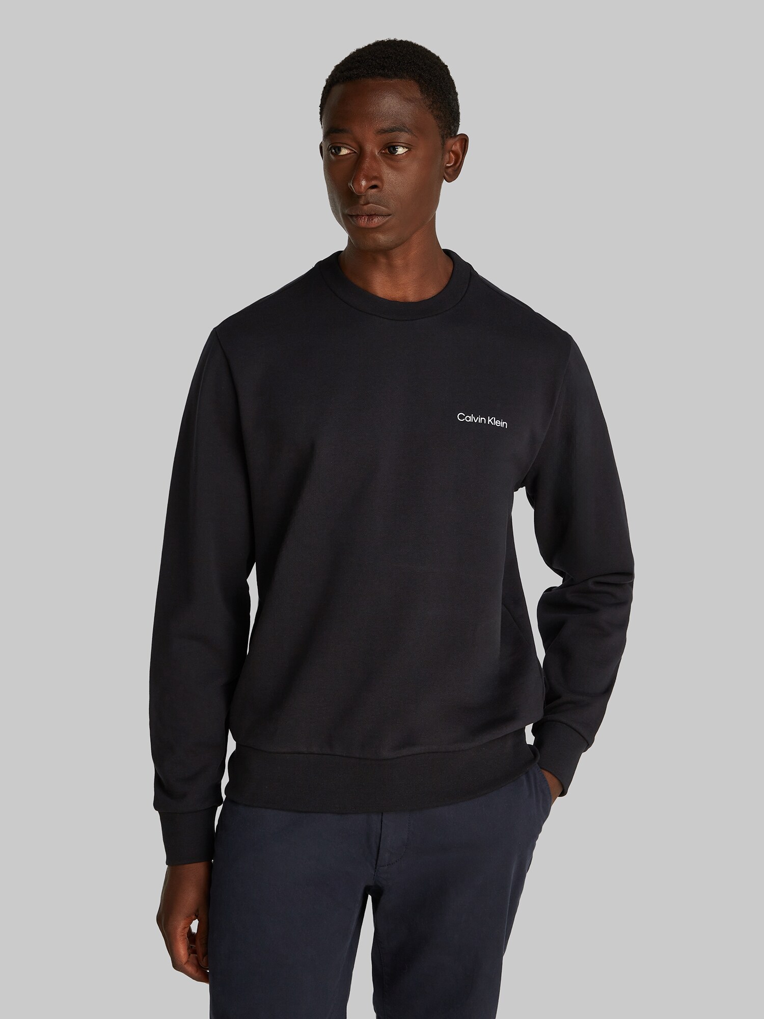 Calvin Klein Tréning póló  grafit / fekete / fehér termék 2. képe