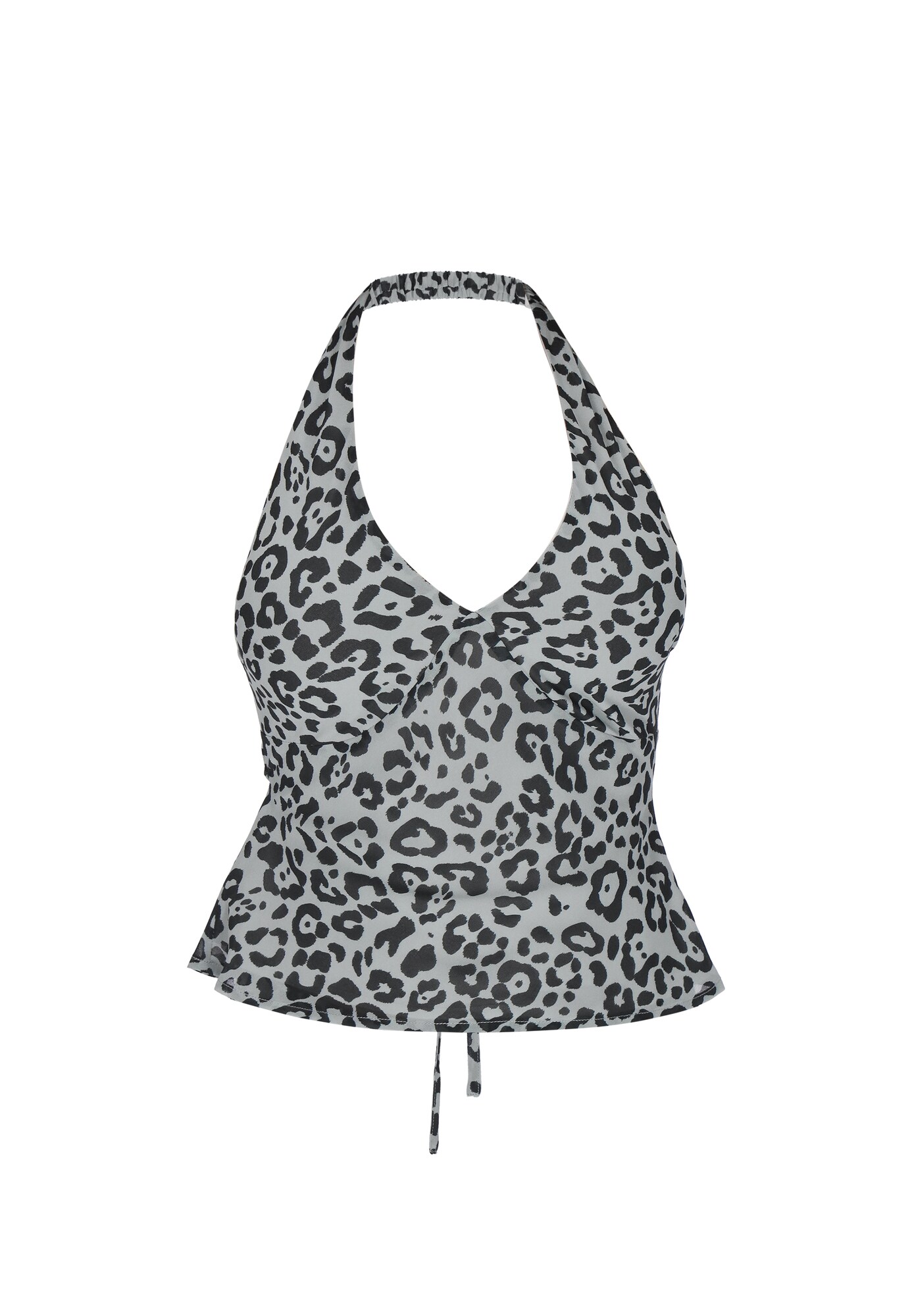 faina Top 'Festive'  gris / negro