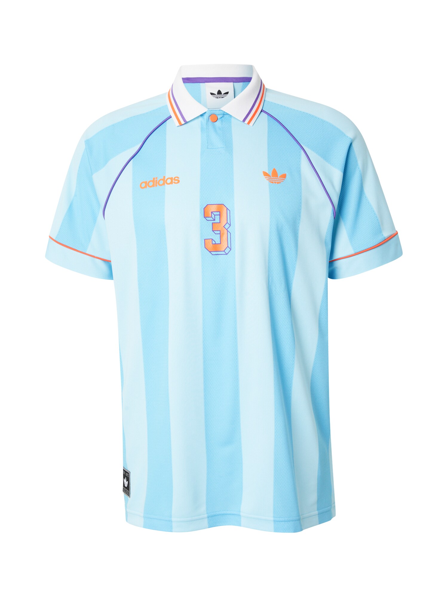 ADIDAS ORIGINALS Tričko nebesky modrá / svetlomodrá / fialová / oranžová
