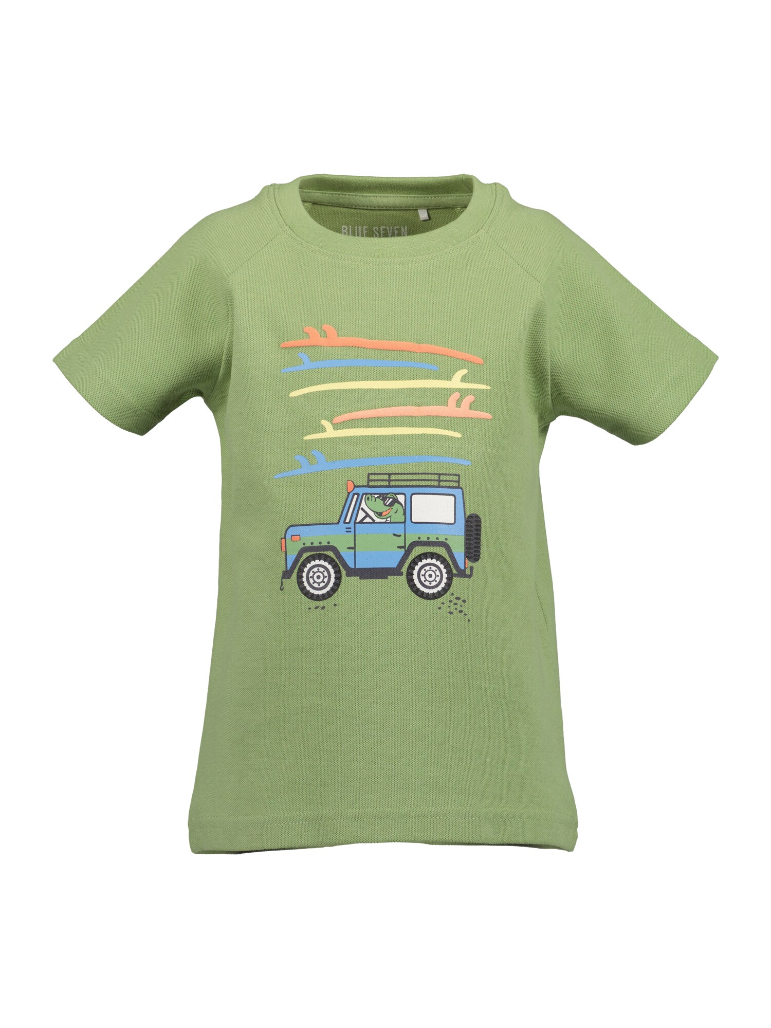 BLUE SEVEN Póló  világoskék / khaki / narancs / fekete akciós termékkép 1