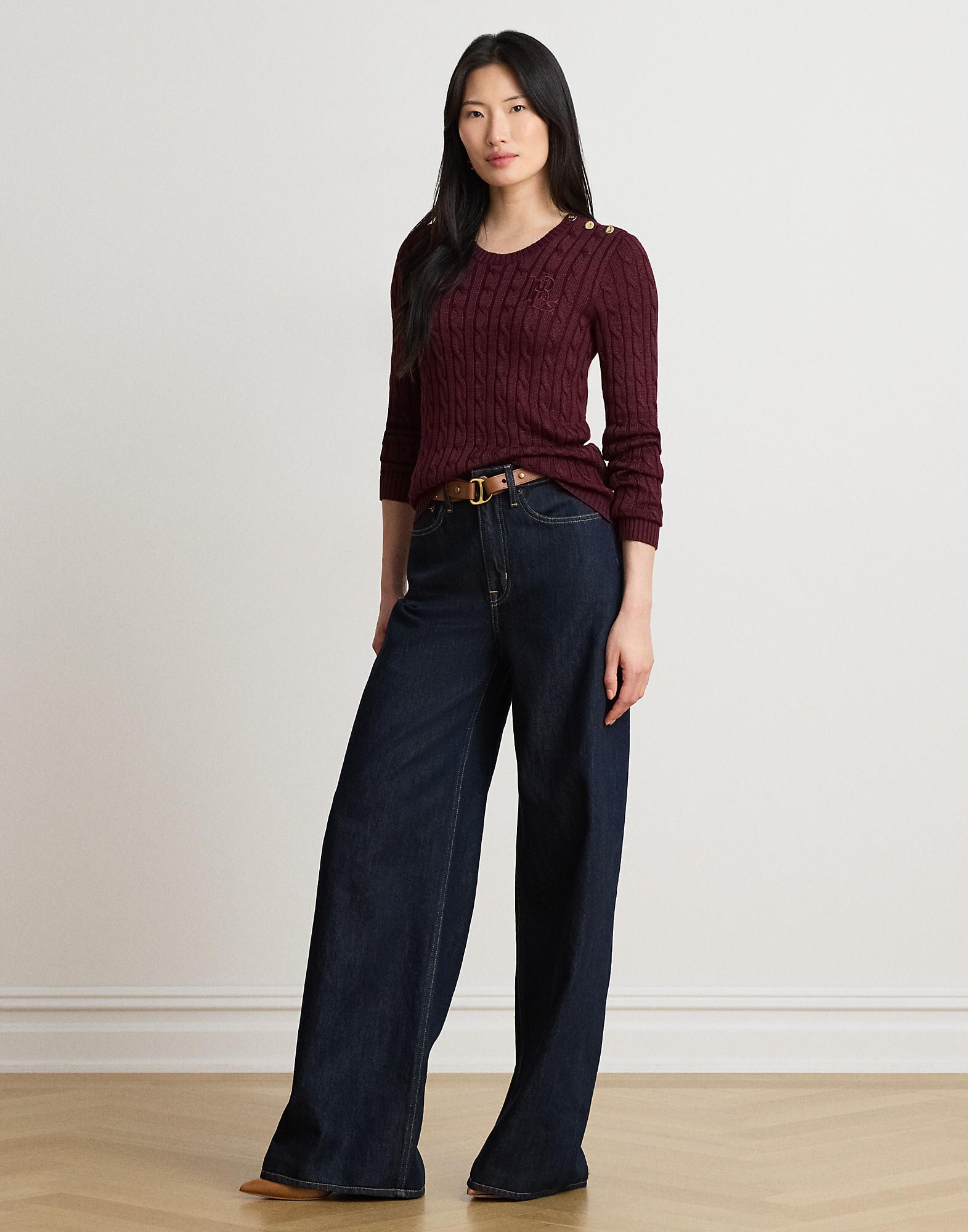 Lauren Ralph Lauren Jersey  burdeos – imagen 8