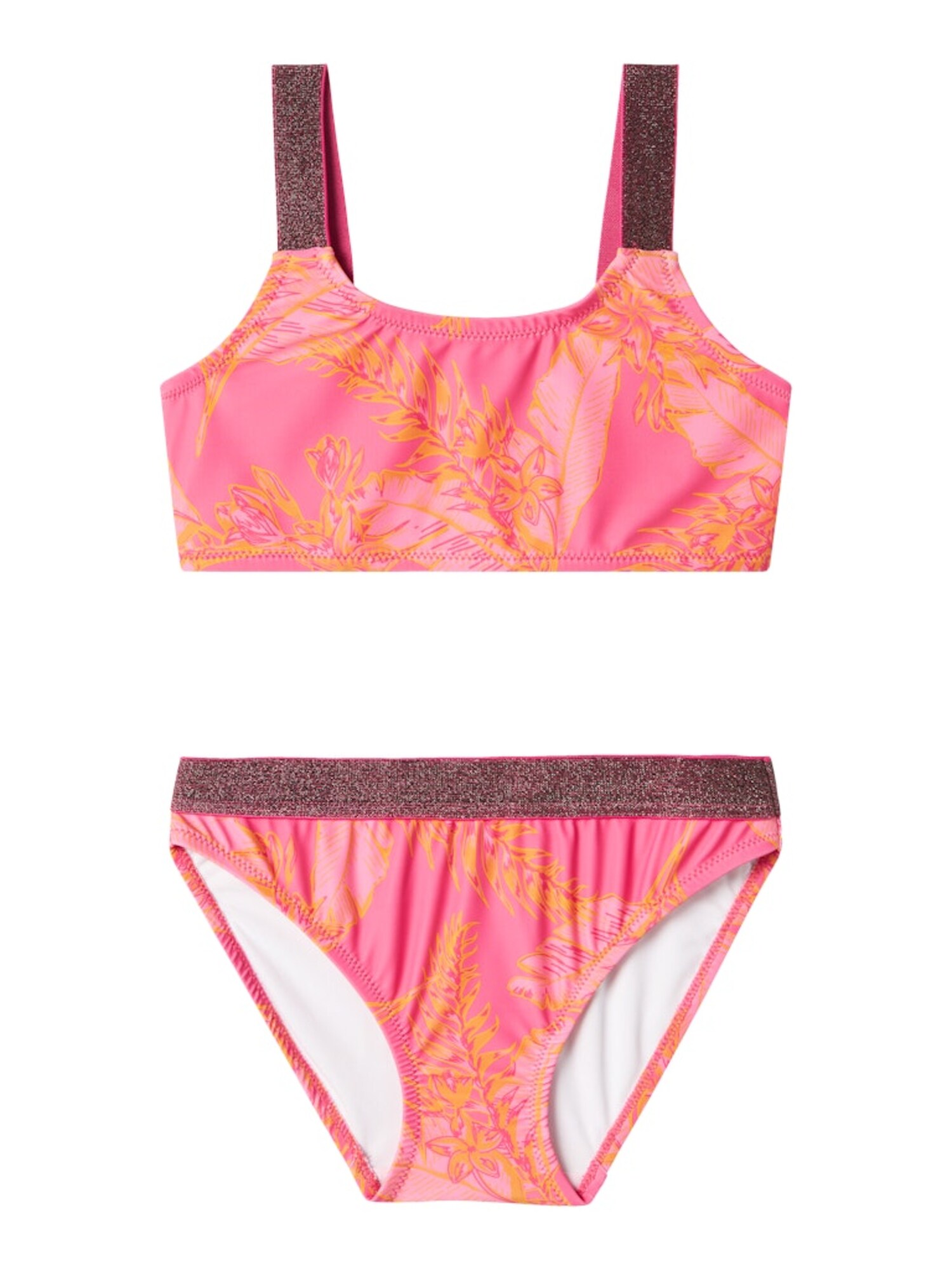 NAME IT Bikini 'ZERIA'  narancs / pitaja / világos-rózsaszín akciós termékkép 1