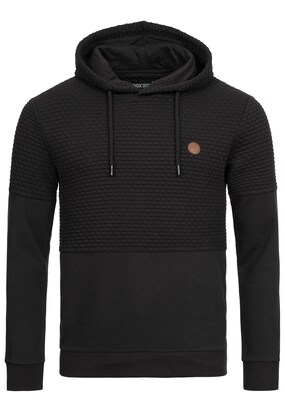 INDICODE JEANS Sweatshirt ‘Franz’ Zwart