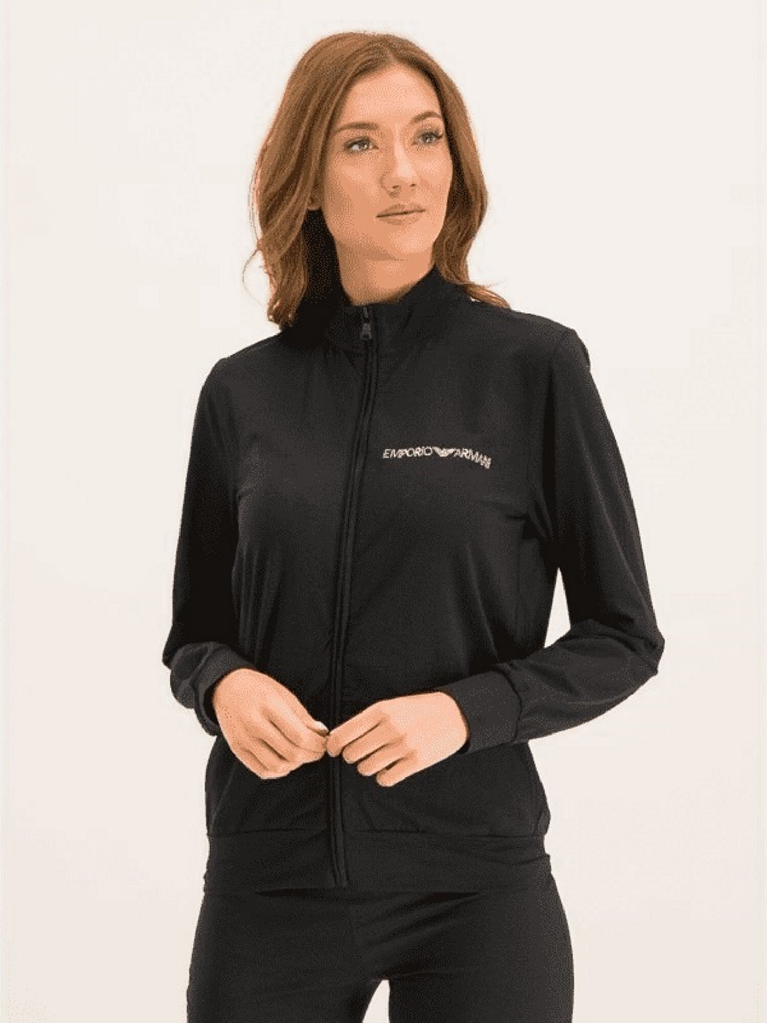 Emporio Armani Joggingová súprava svetlosivá / čierna (obrázok 6)