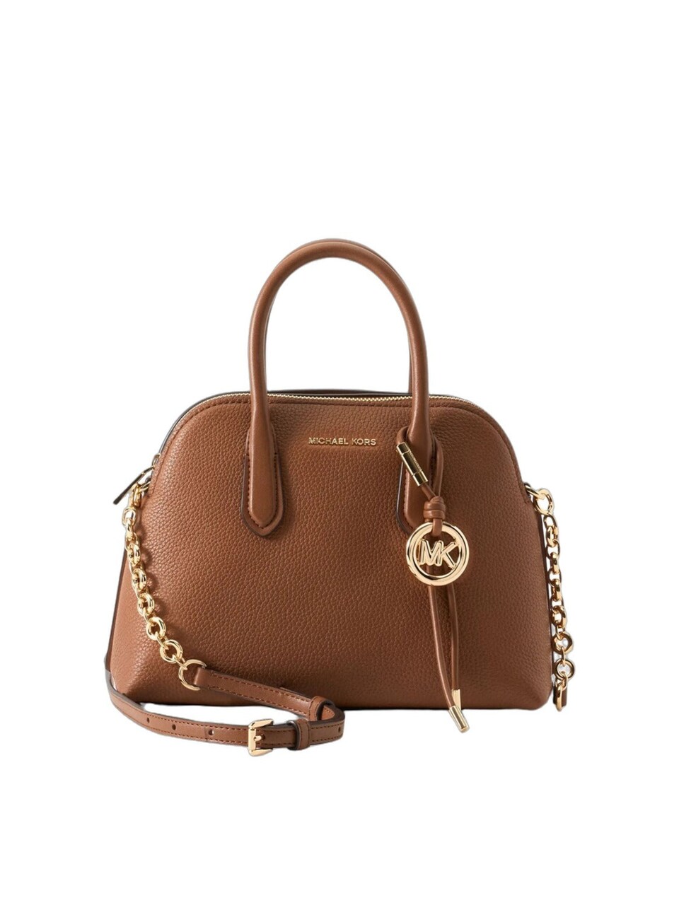 Handväska 'Michael Kors Sac à main Cuir Freddie Moyen Dôme Cognac'