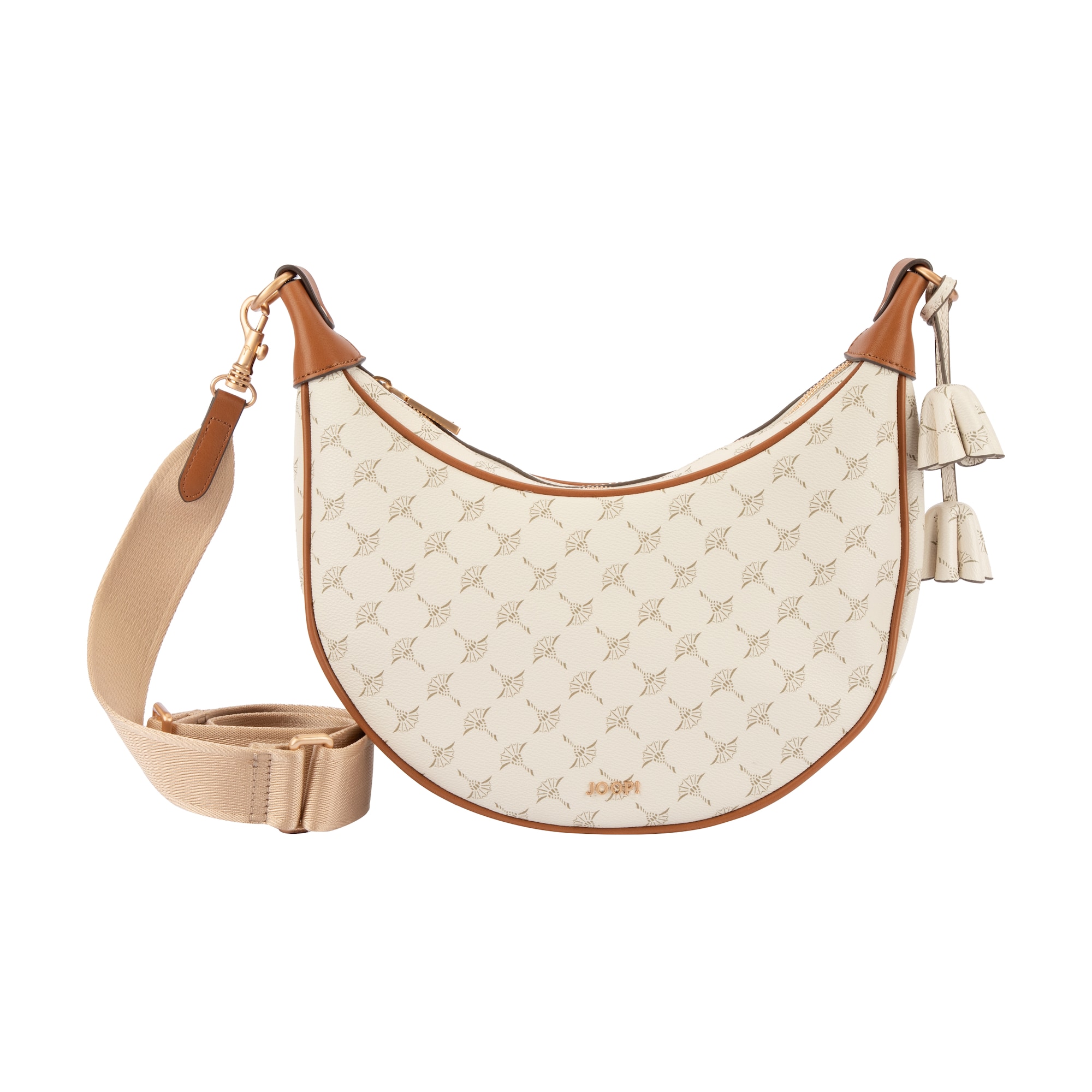 JOOP! Bolso de hombro beige / camelo / blanco lana – imagen 2