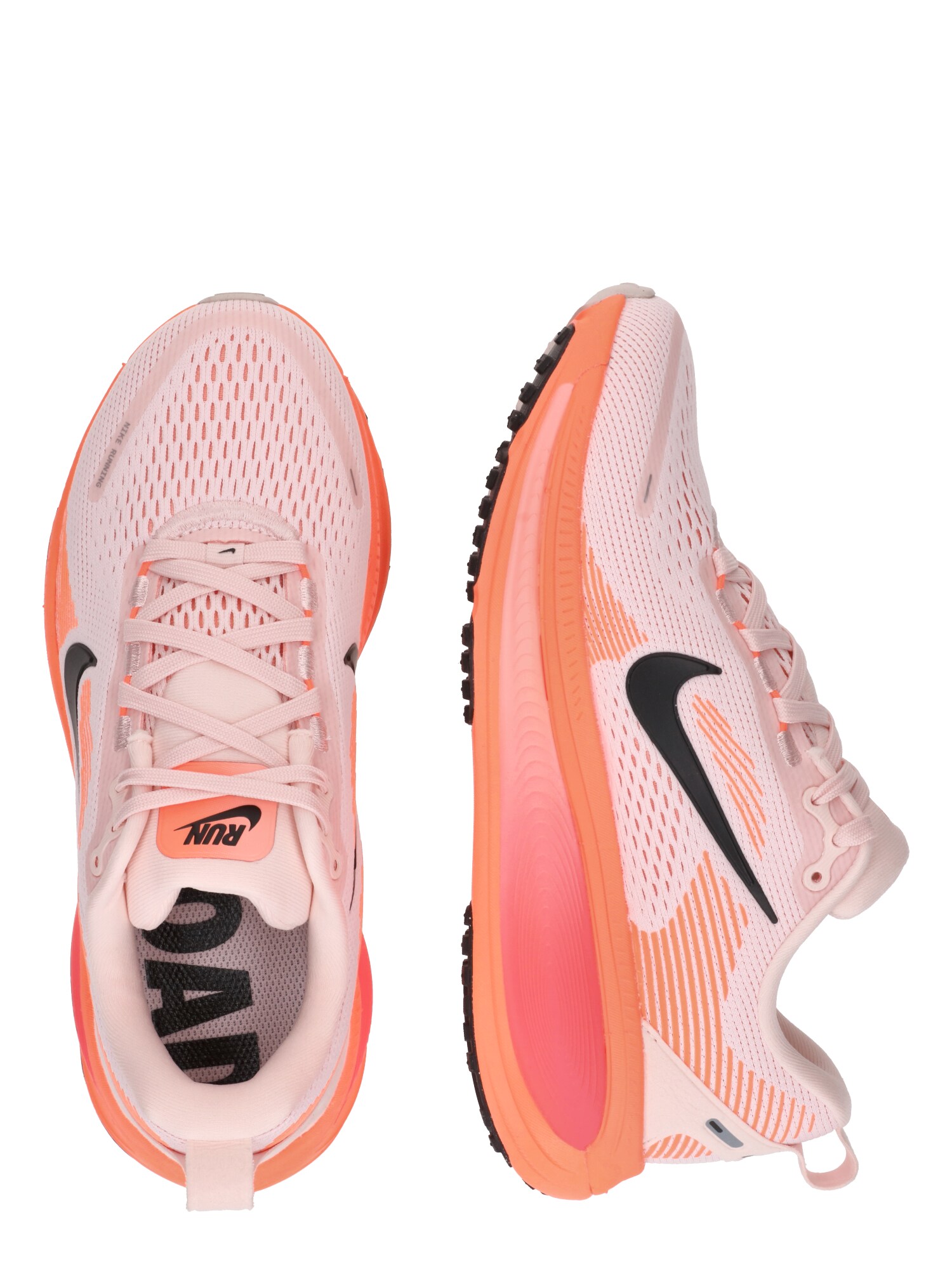 NIKE Futócipők 'VOMERO 18'  korál / őszibarack / fekete termék 2. képe