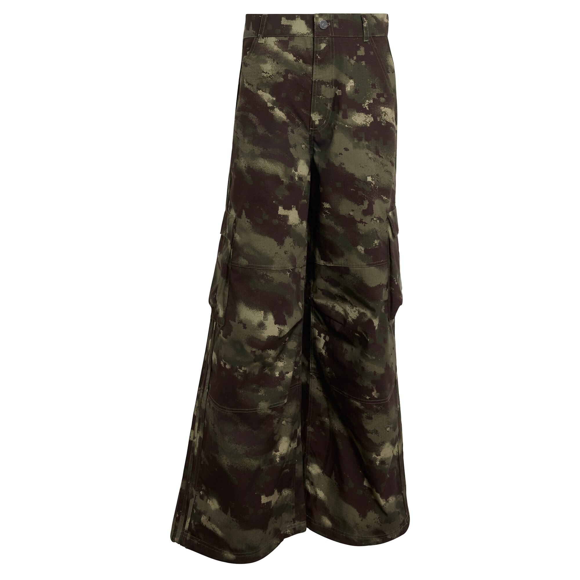 ADIDAS ORIGINALS Pantaloni cu buzunare CAMO maro / verde / kaki