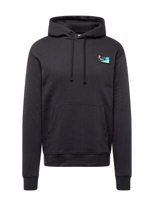 Nike Sportswear Sweatshirt ‘CLUB+’ Aqua / Hemelsblauw / Lichtrood / Zwart