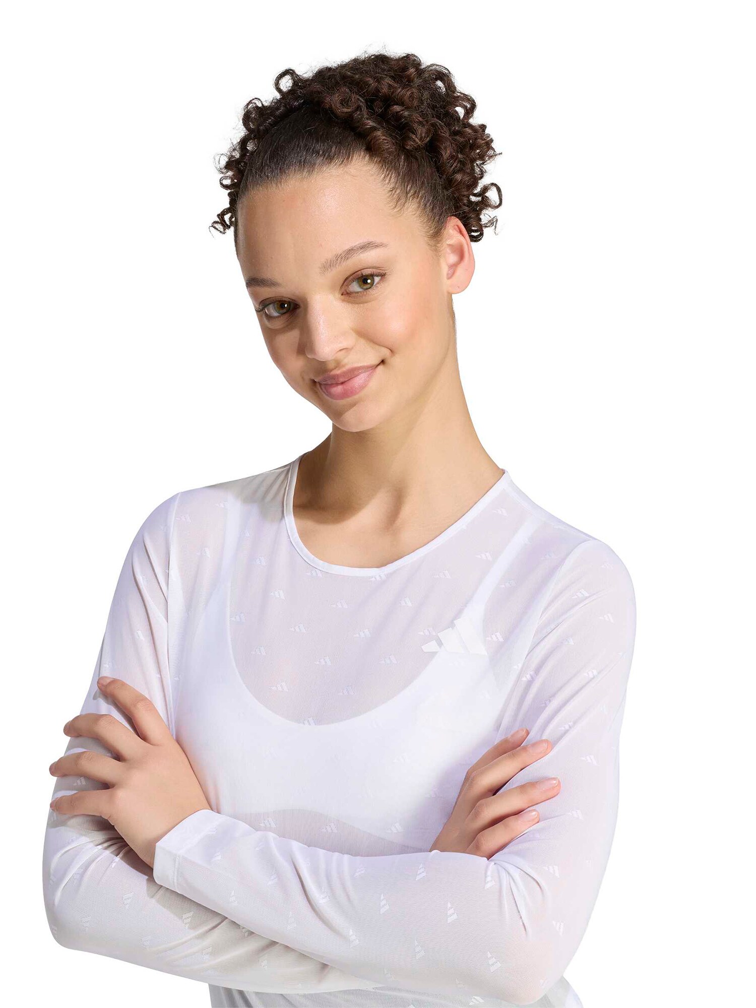 ADIDAS PERFORMANCE Camiseta funcional 'PWR ESS'  blanco – imagen 4