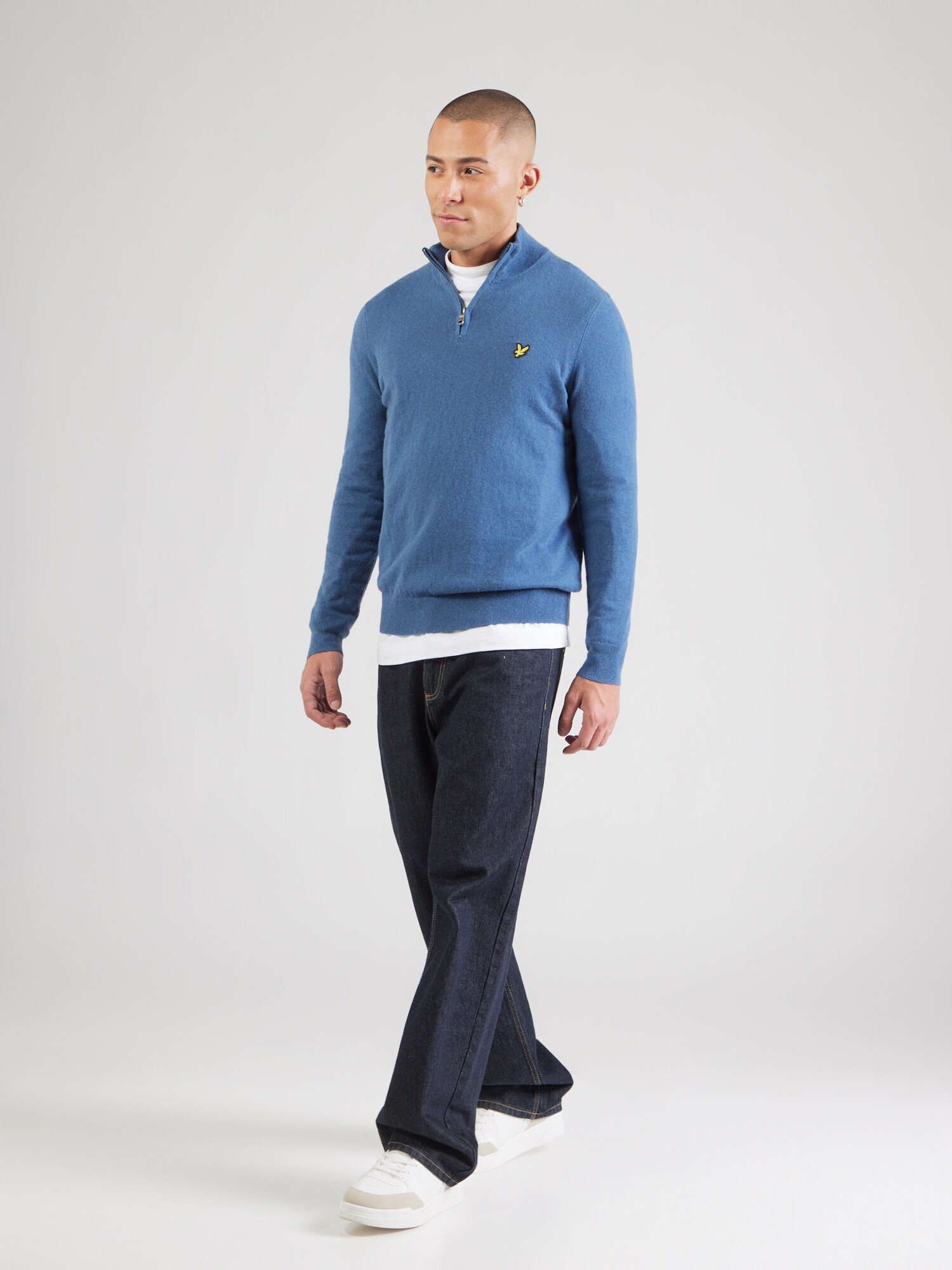 Lyle & Scott Sveter  petrolejová (obrázok 4)