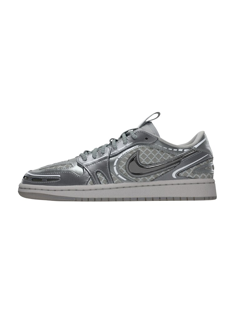 Jordan Sneaker 'AIR JORDAN 1' Damen Größe 41 grau / silber / weiß