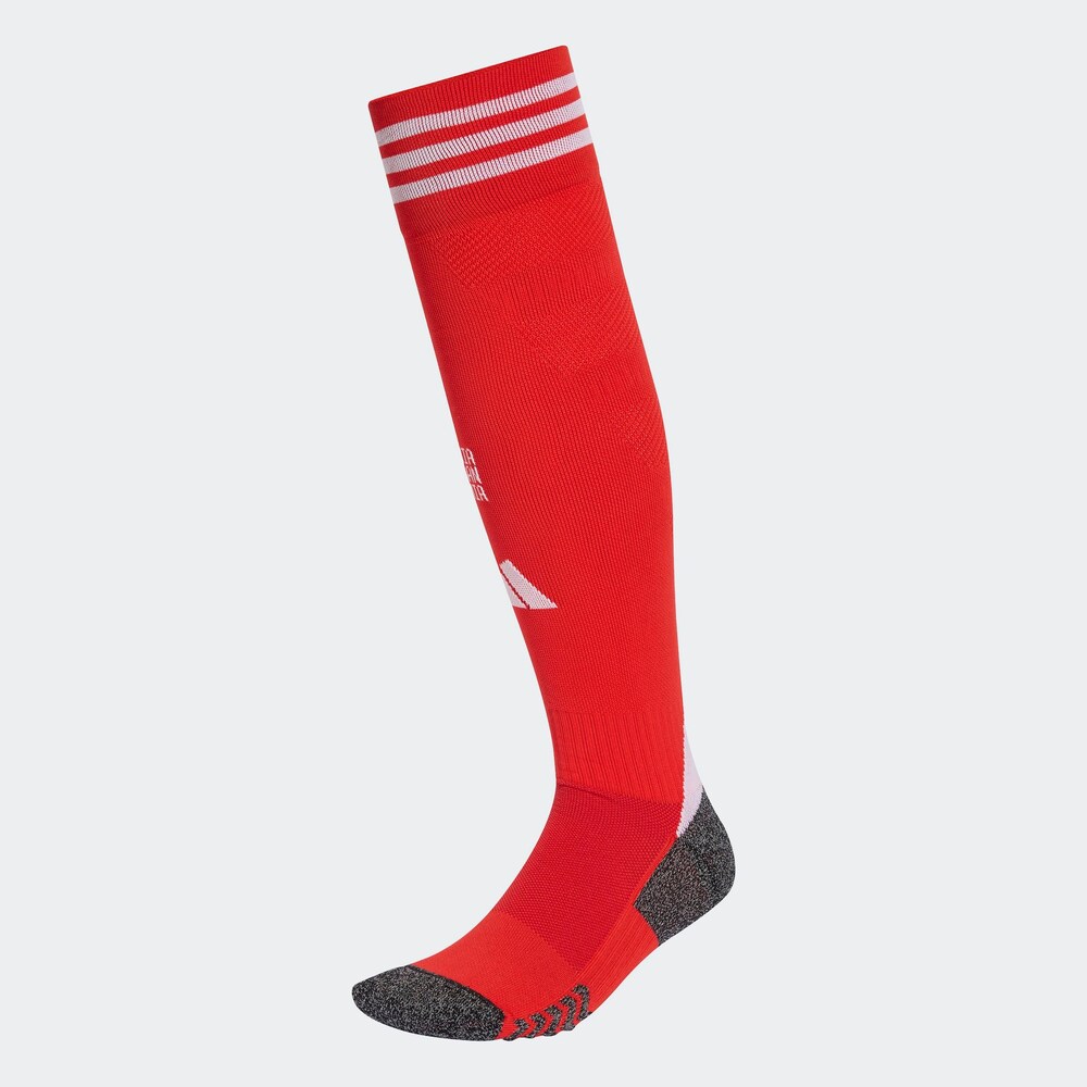 ADIDAS PERFORMANCE Fußballstutzen Herren Größe M grau / rot / weiß