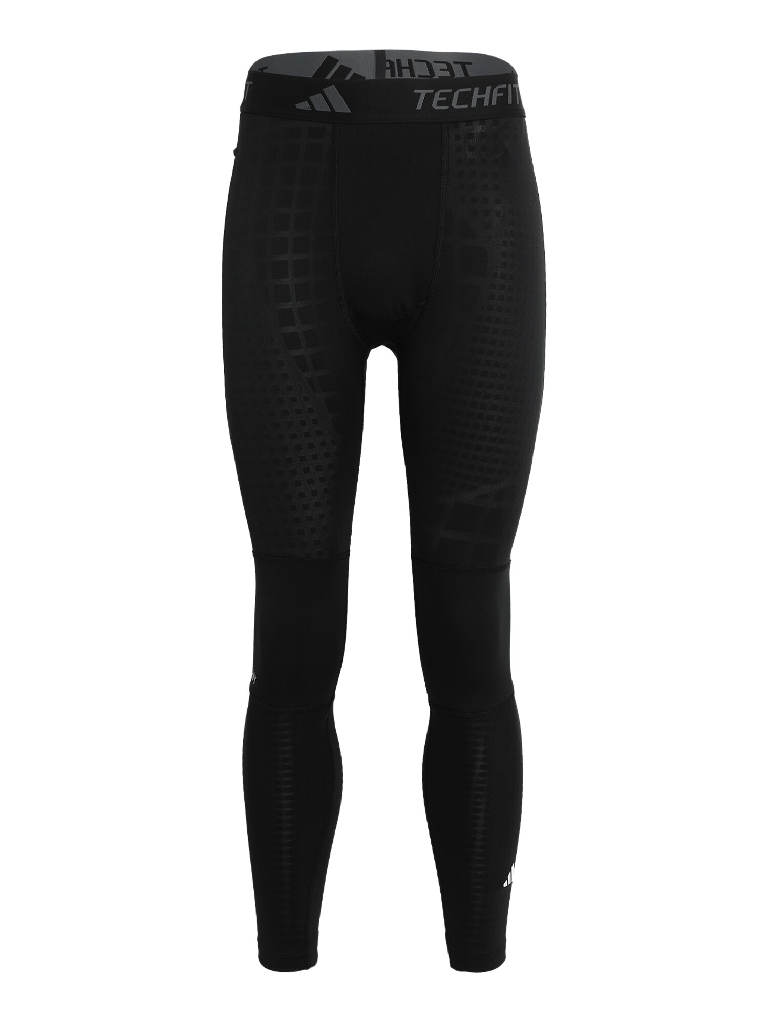 ADIDAS PERFORMANCE Chiloți sport 'TECHFIT COLD.RDY Training Long'  gri / negru / alb