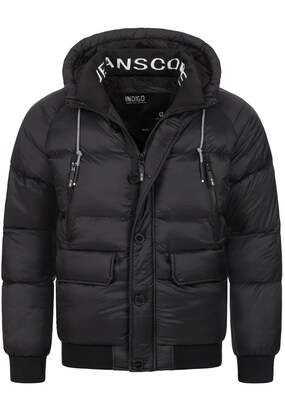 INDICODE JEANS Winterjas ‘Paulix’ Zwart