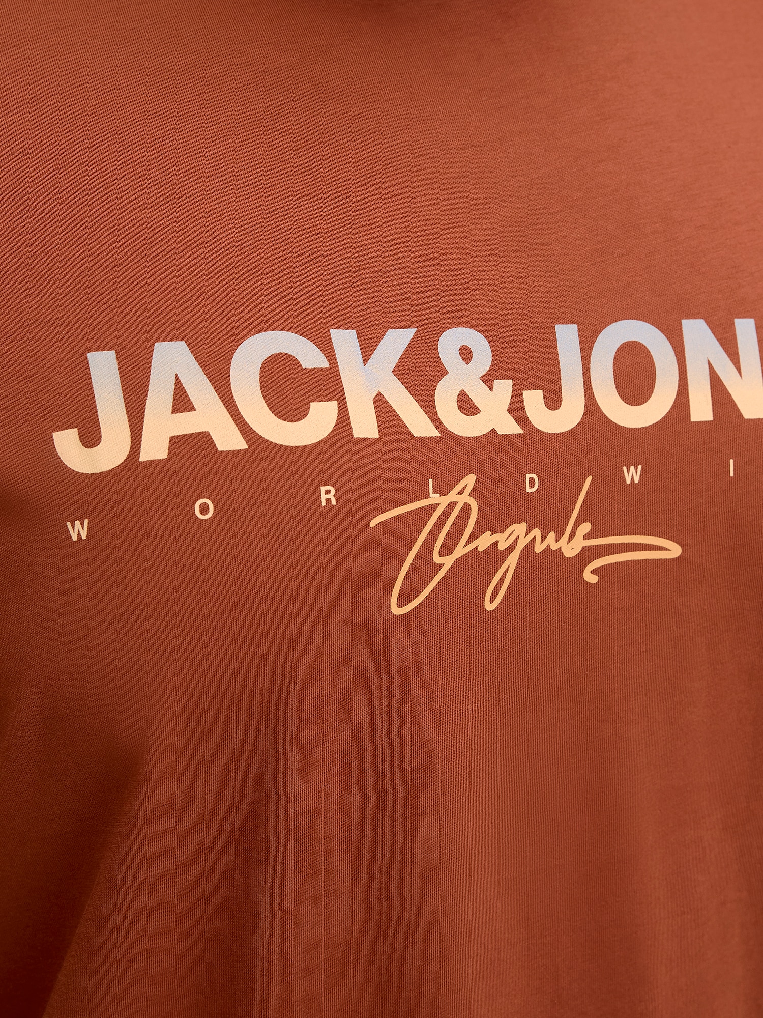 Jack & Jones Plus Tričko 'JORCANGGU' krémová / hrdzavohnedá / žltá (obrázok 6)