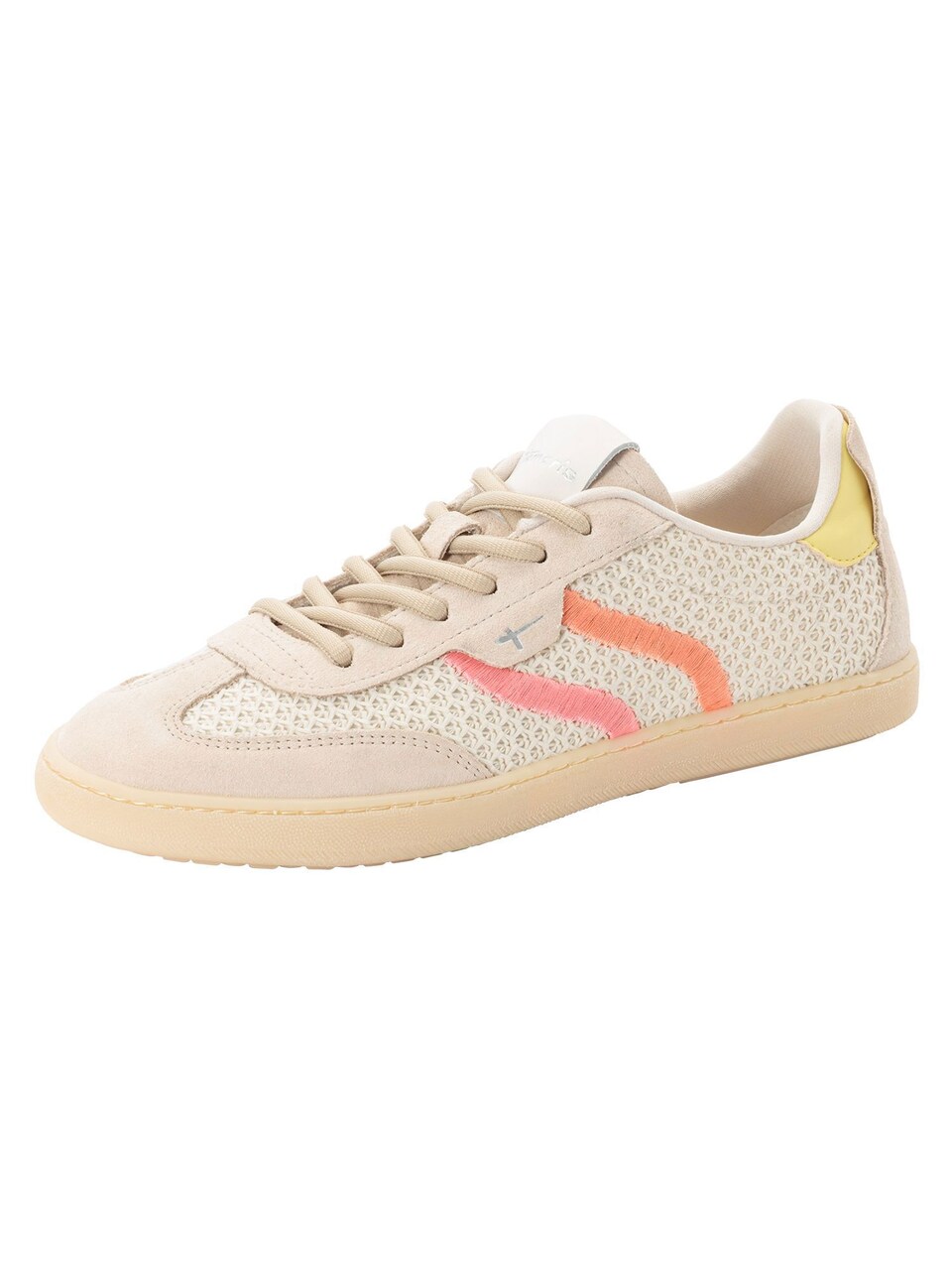 Låg sneaker beige / guld