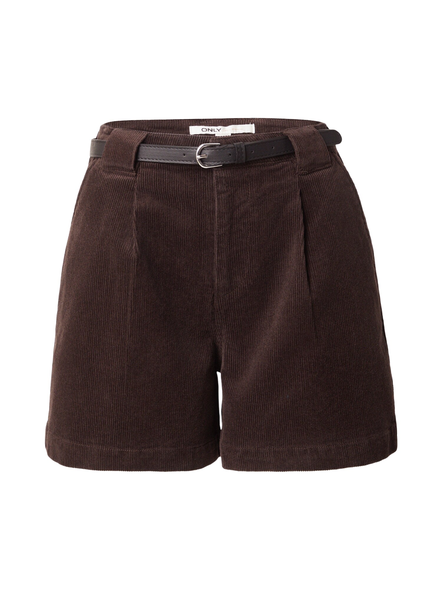 ONLY Pantaloni cutați ONLZEVA maro închis